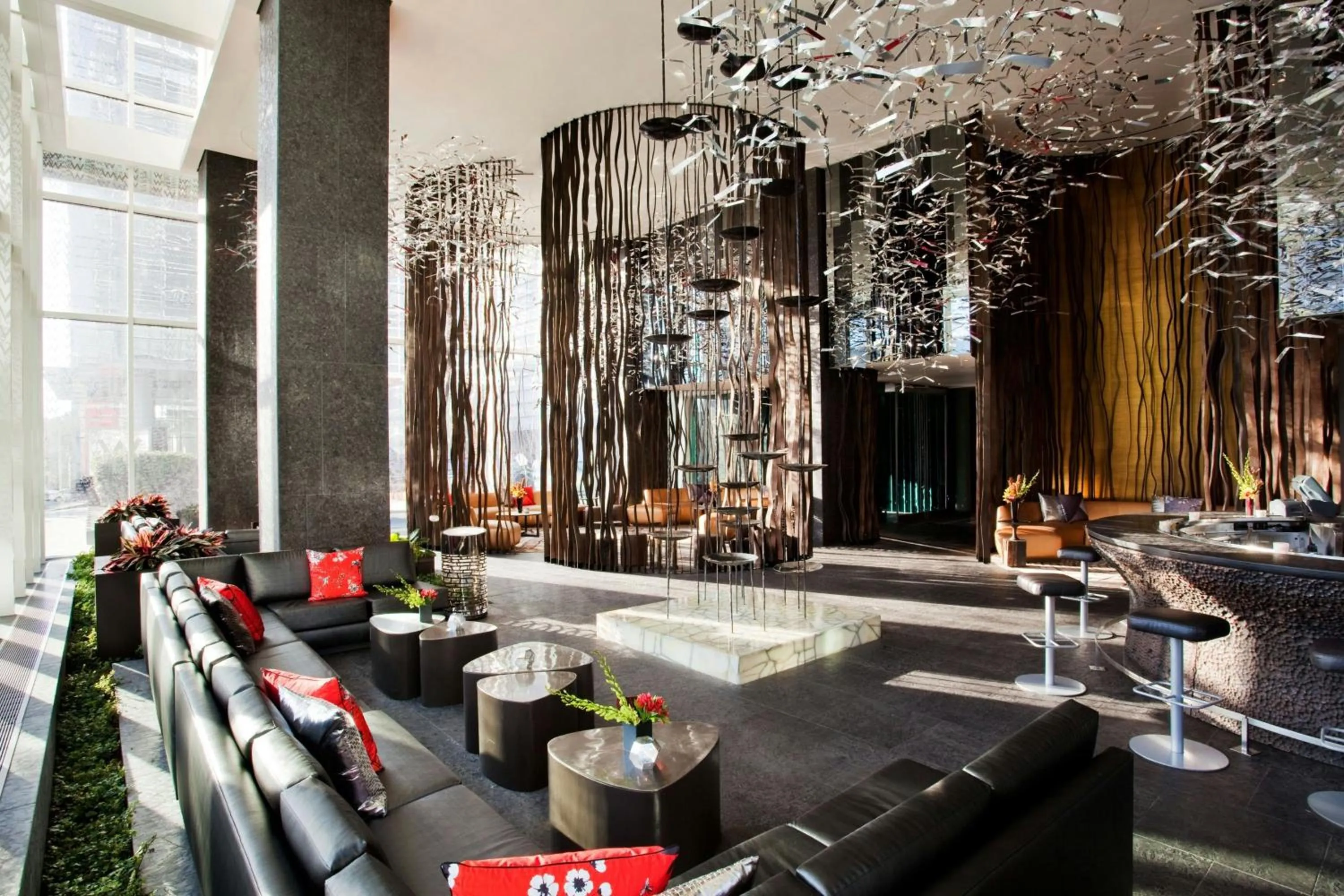 Living room in W Atlanta Downtown