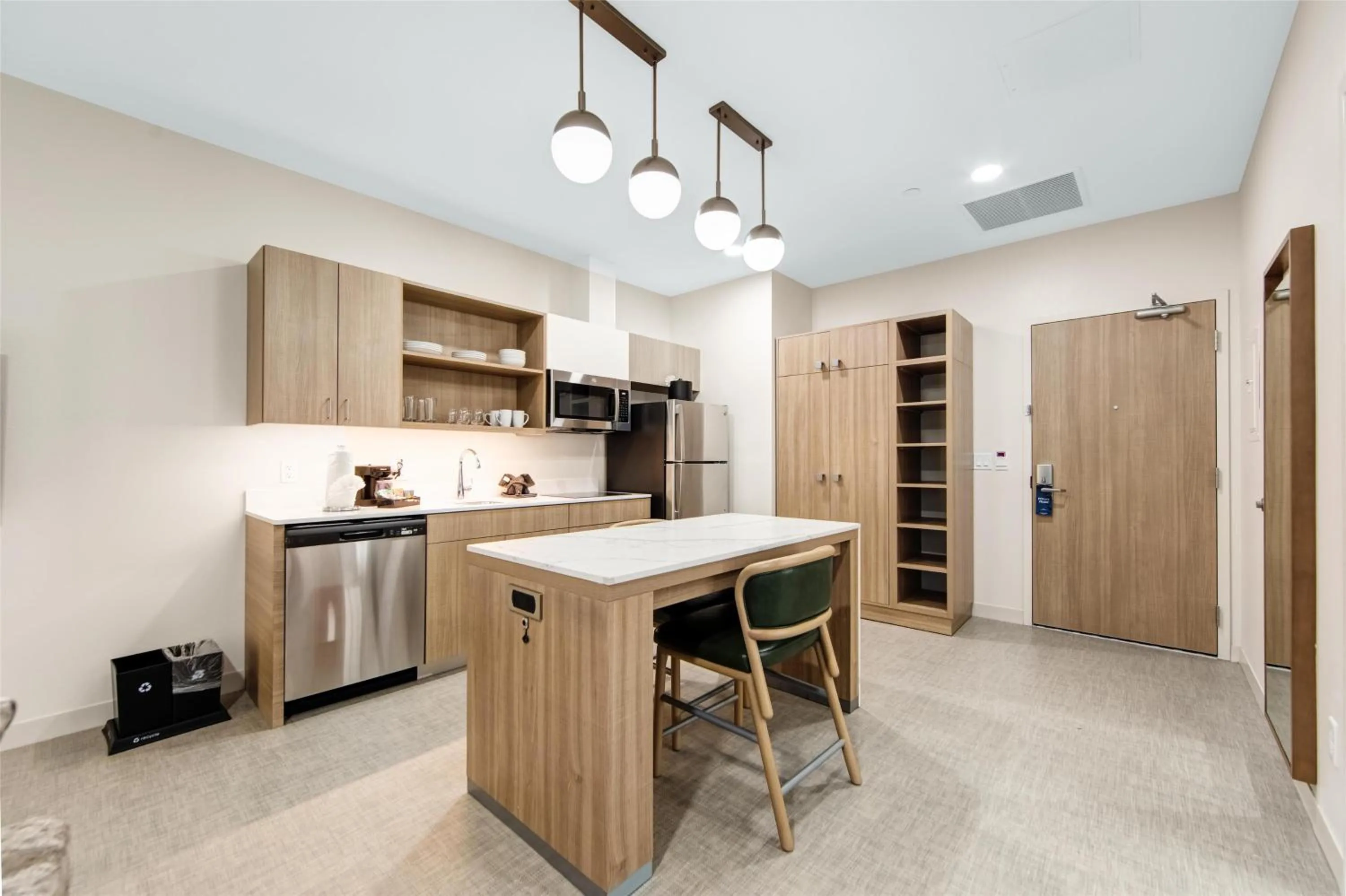 Kitchen or kitchenette in Homewood Suites by Hilton East Rutherford - Meadowlands, NJ