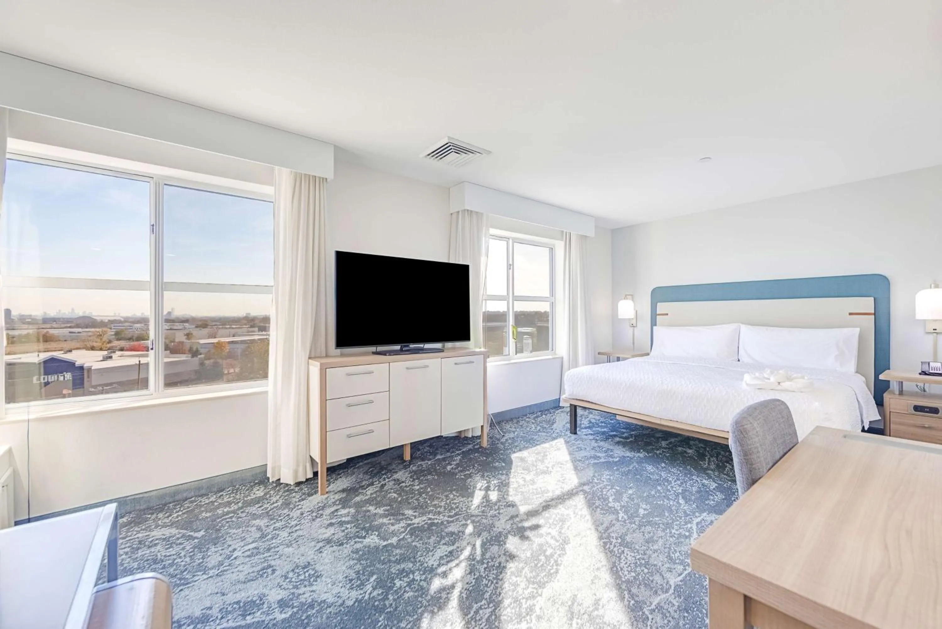 Bed in Homewood Suites by Hilton East Rutherford - Meadowlands, NJ