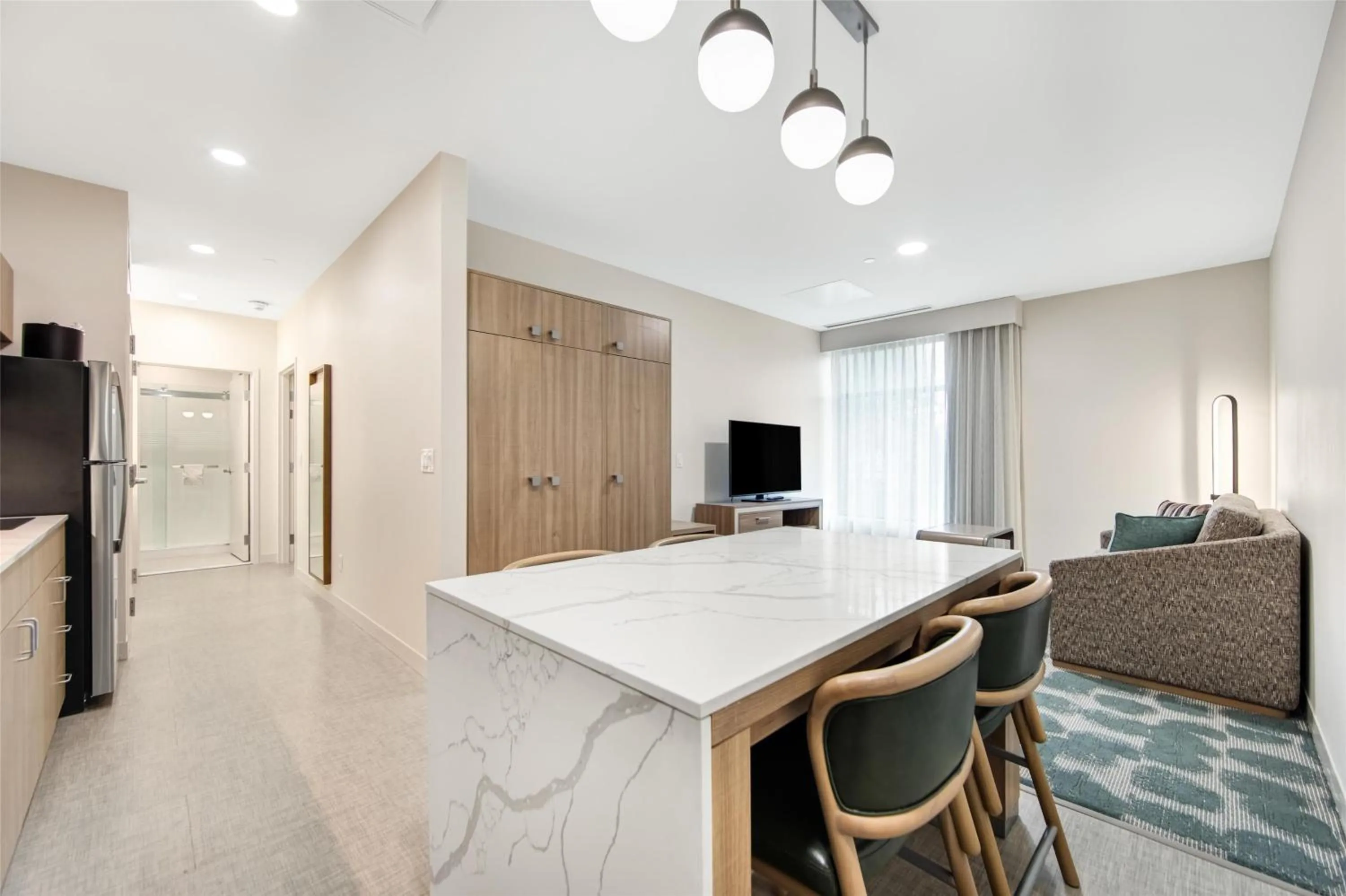 Living room in Homewood Suites by Hilton East Rutherford - Meadowlands, NJ