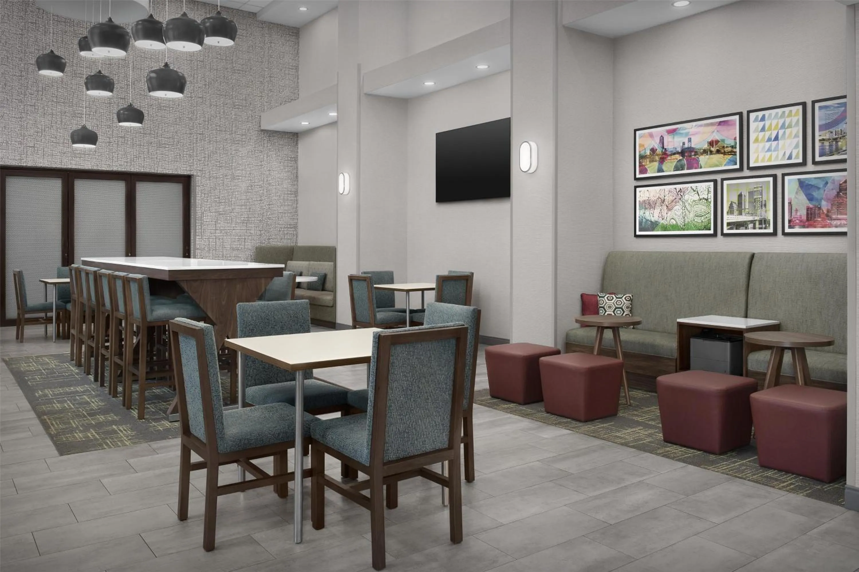 Lobby or reception in Hampton Inn & Suites Jacksonville South - Bartram Park