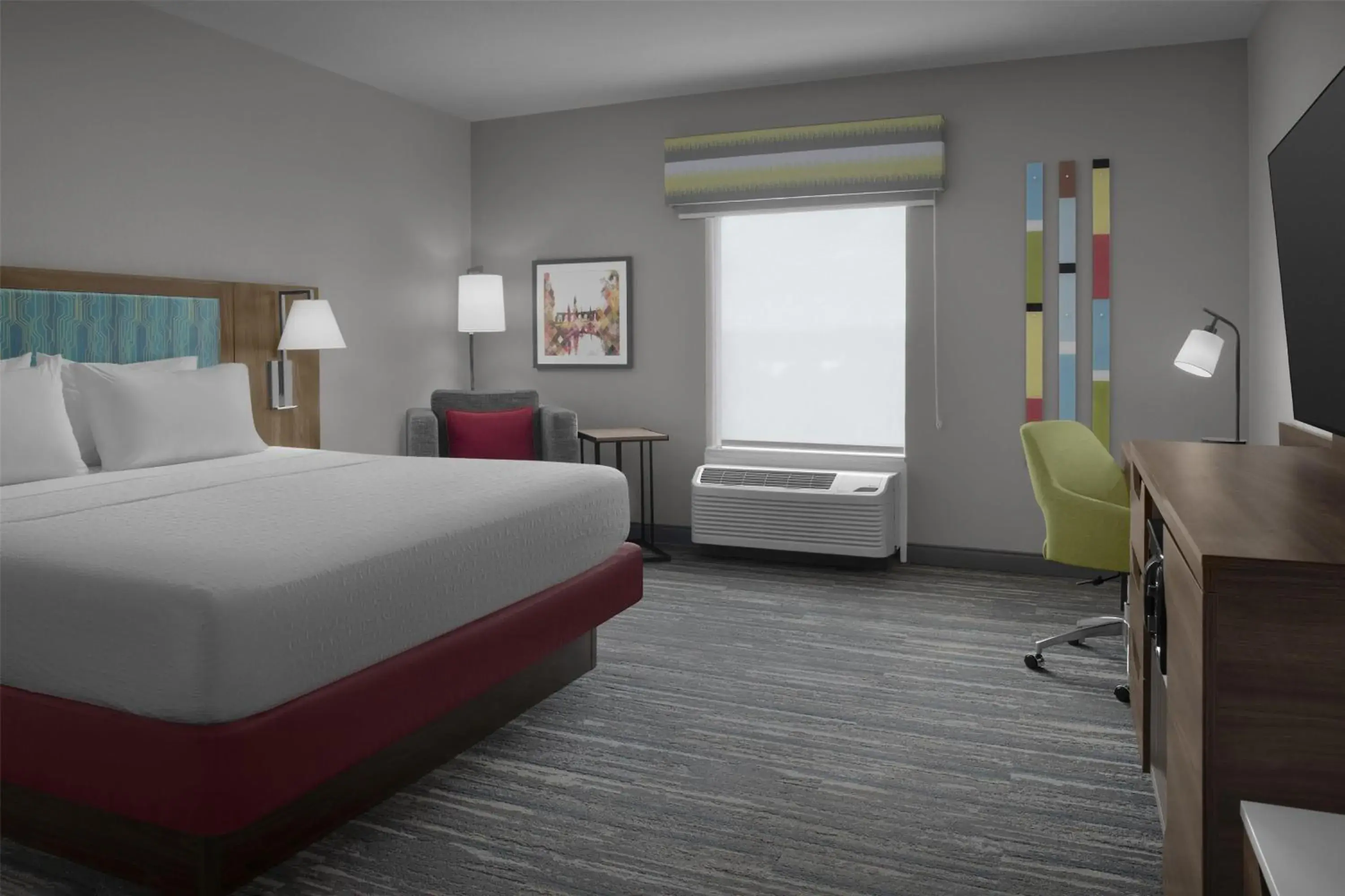 King Room with Accessible Tub - Mobility and Hearing Access/Non-Smoking in Hampton Inn & Suites Jacksonville South - Bartram Park King Room with Accessible Tub - Mobility and Hearing Access/Non-Smoking in Hampton Inn & Suites Jacksonville South - Bartram Park