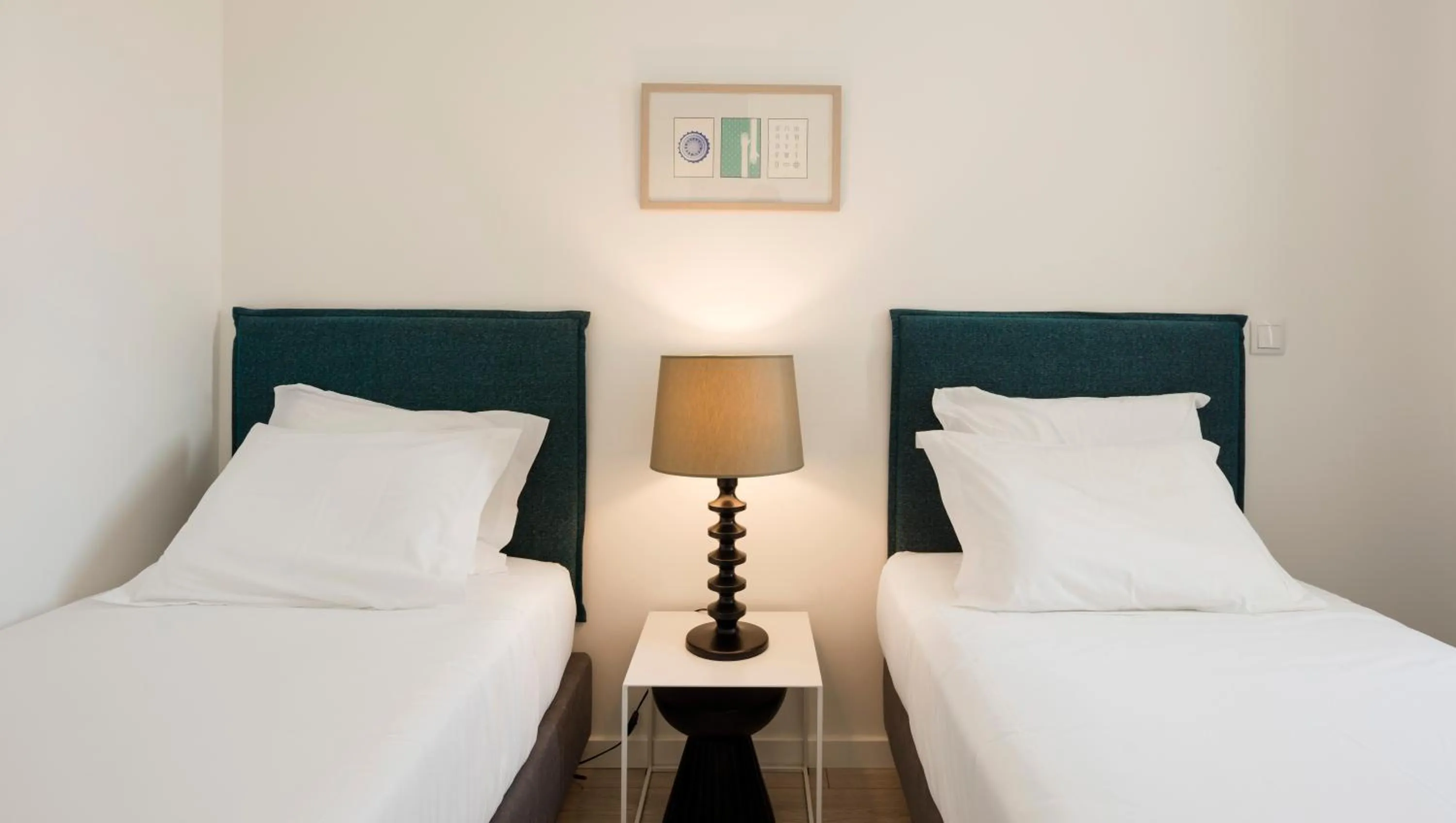 Bedroom, Bed in Lisbon Serviced Apartments - Parque