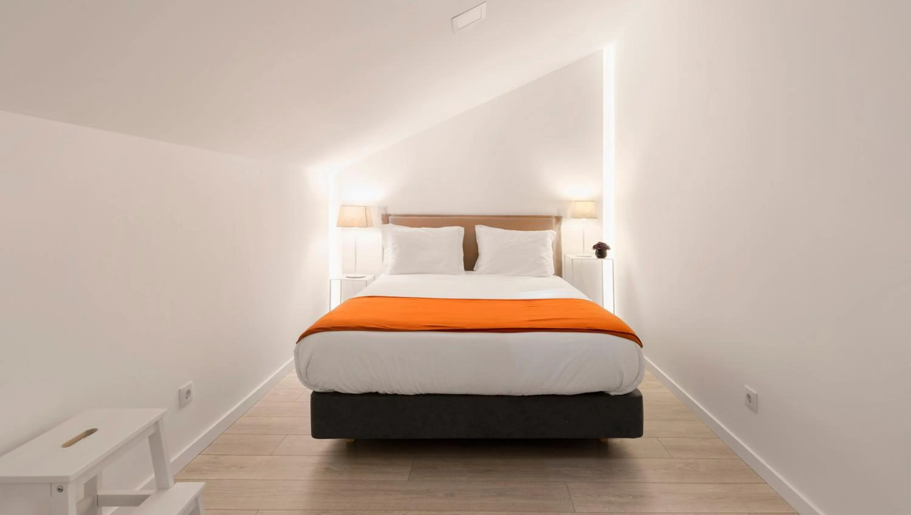 Bedroom, Bed in Lisbon Serviced Apartments - Parque