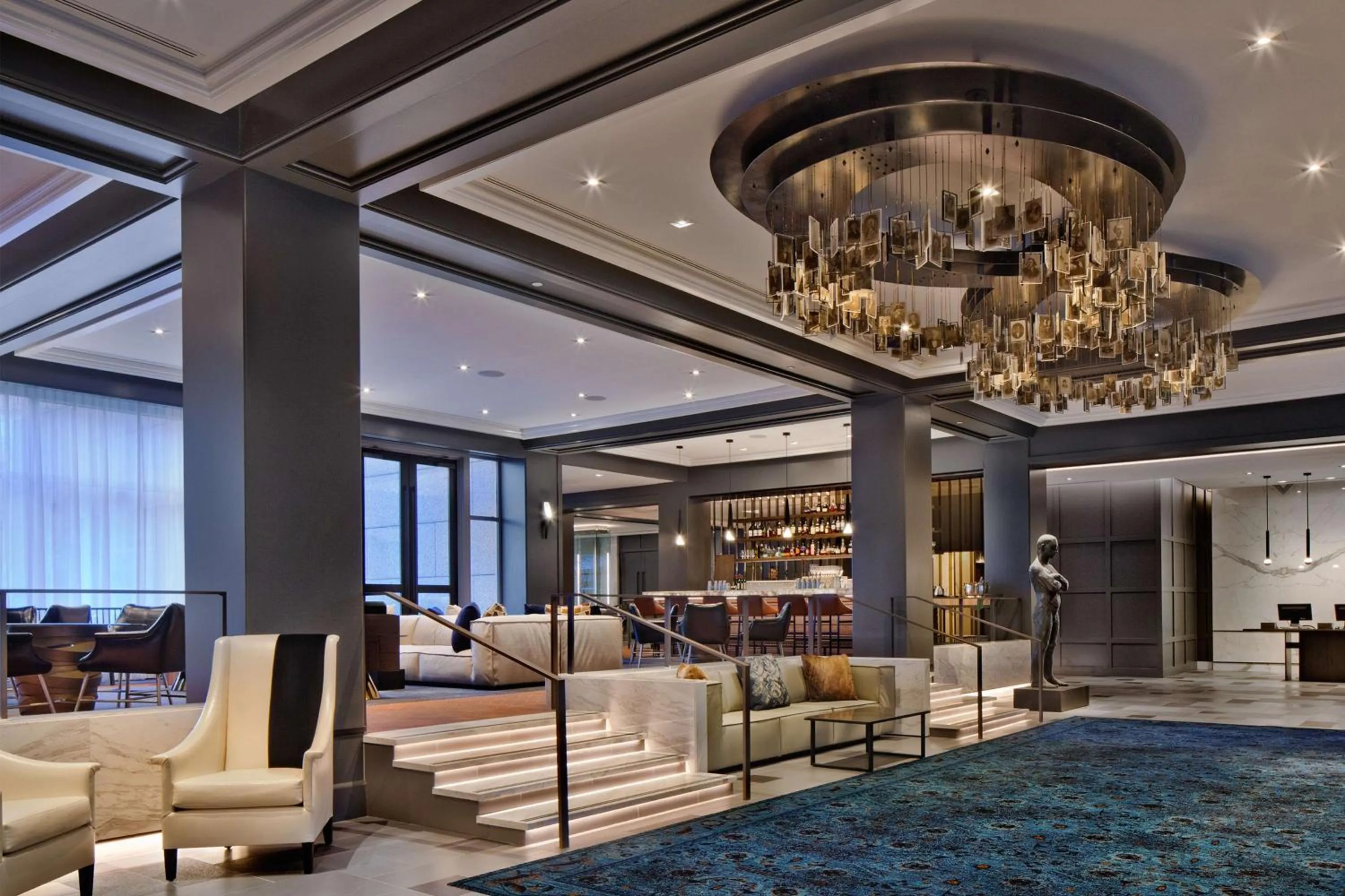 Lobby or reception in The Logan Philadelphia, Curio Collection by Hilton