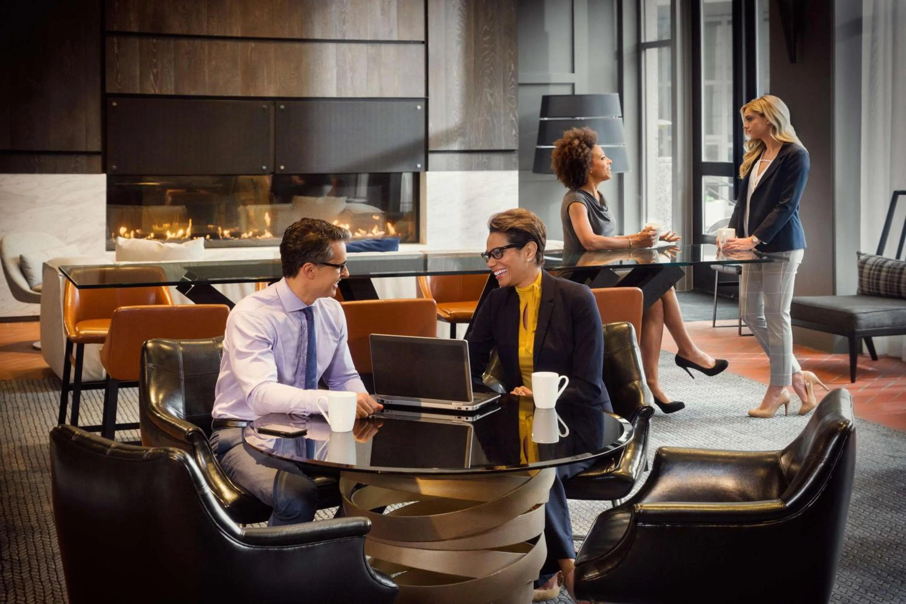 Lobby or reception in The Logan Philadelphia, Curio Collection by Hilton