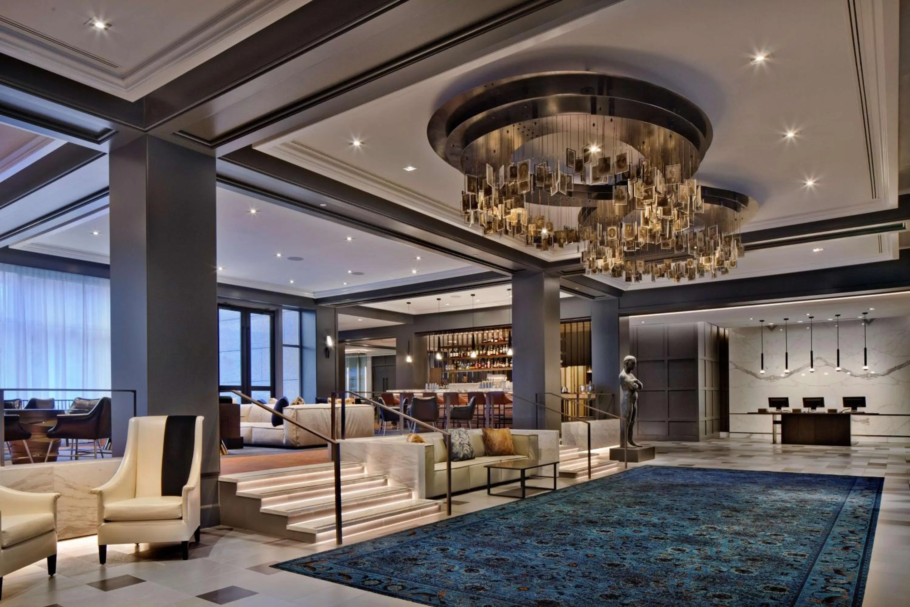 Lobby or reception in The Logan Philadelphia, Curio Collection by Hilton