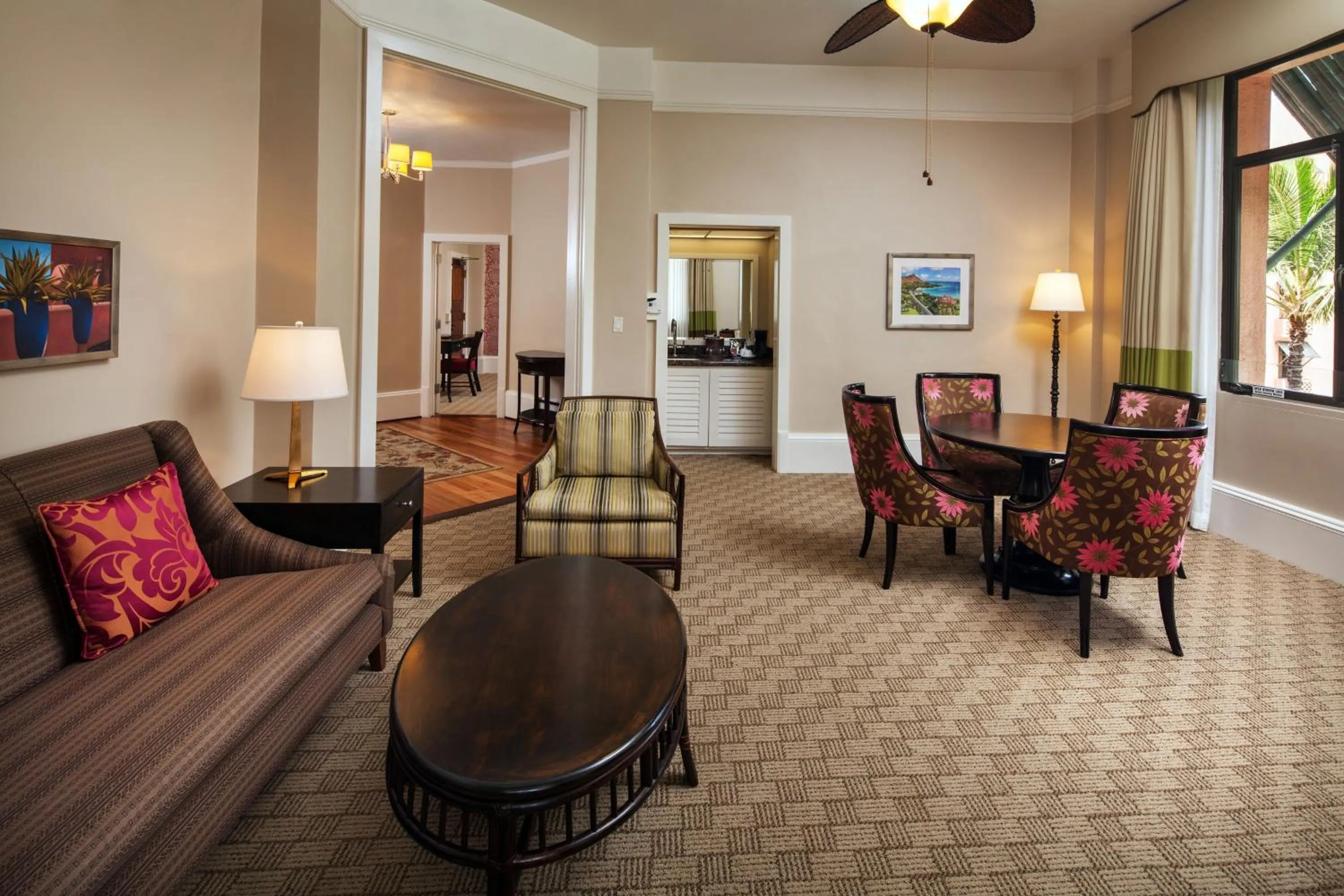 Photo of the whole room in The Royal Hawaiian, A Luxury Collection Resort, Waikiki