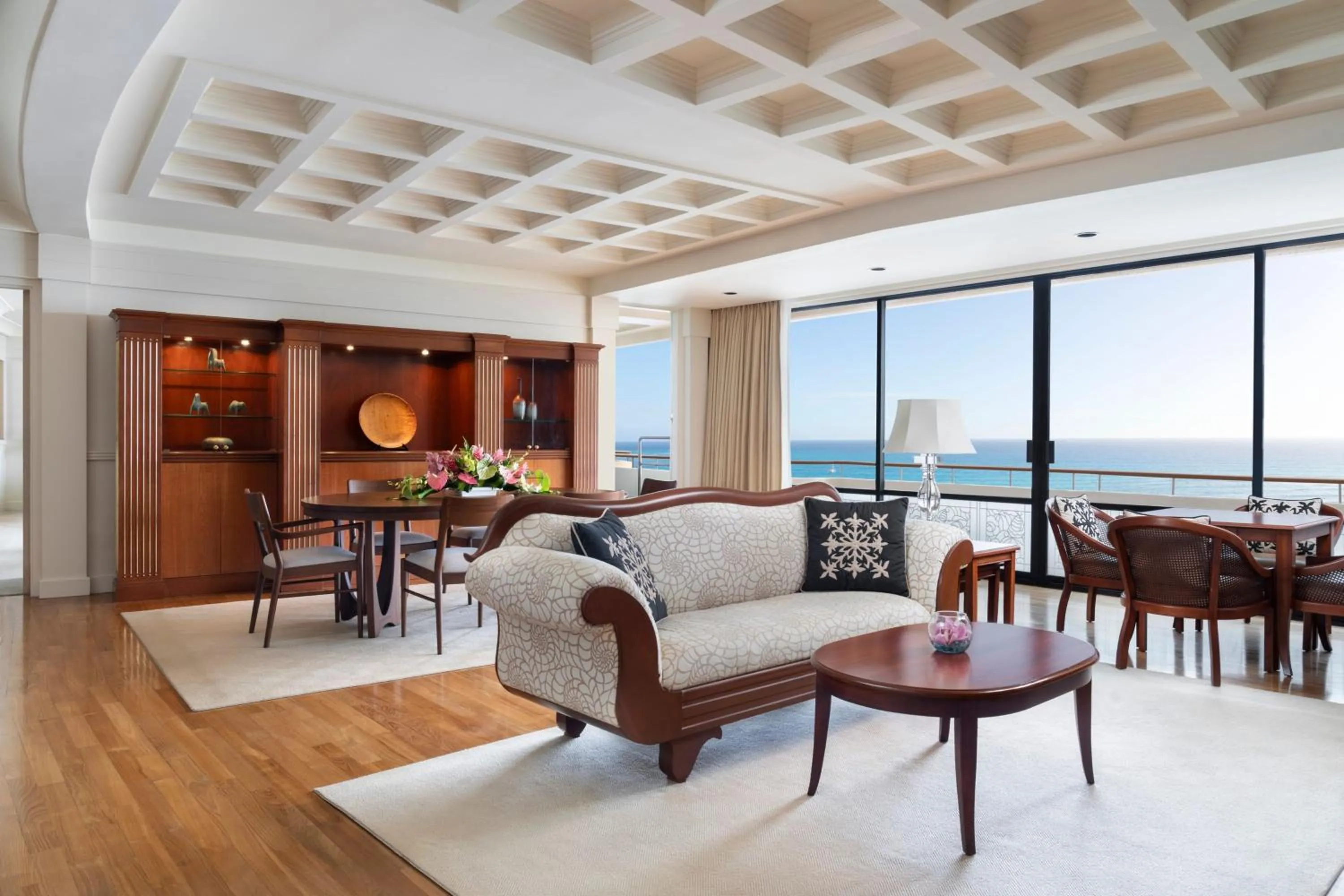 Living room in The Royal Hawaiian, A Luxury Collection Resort, Waikiki