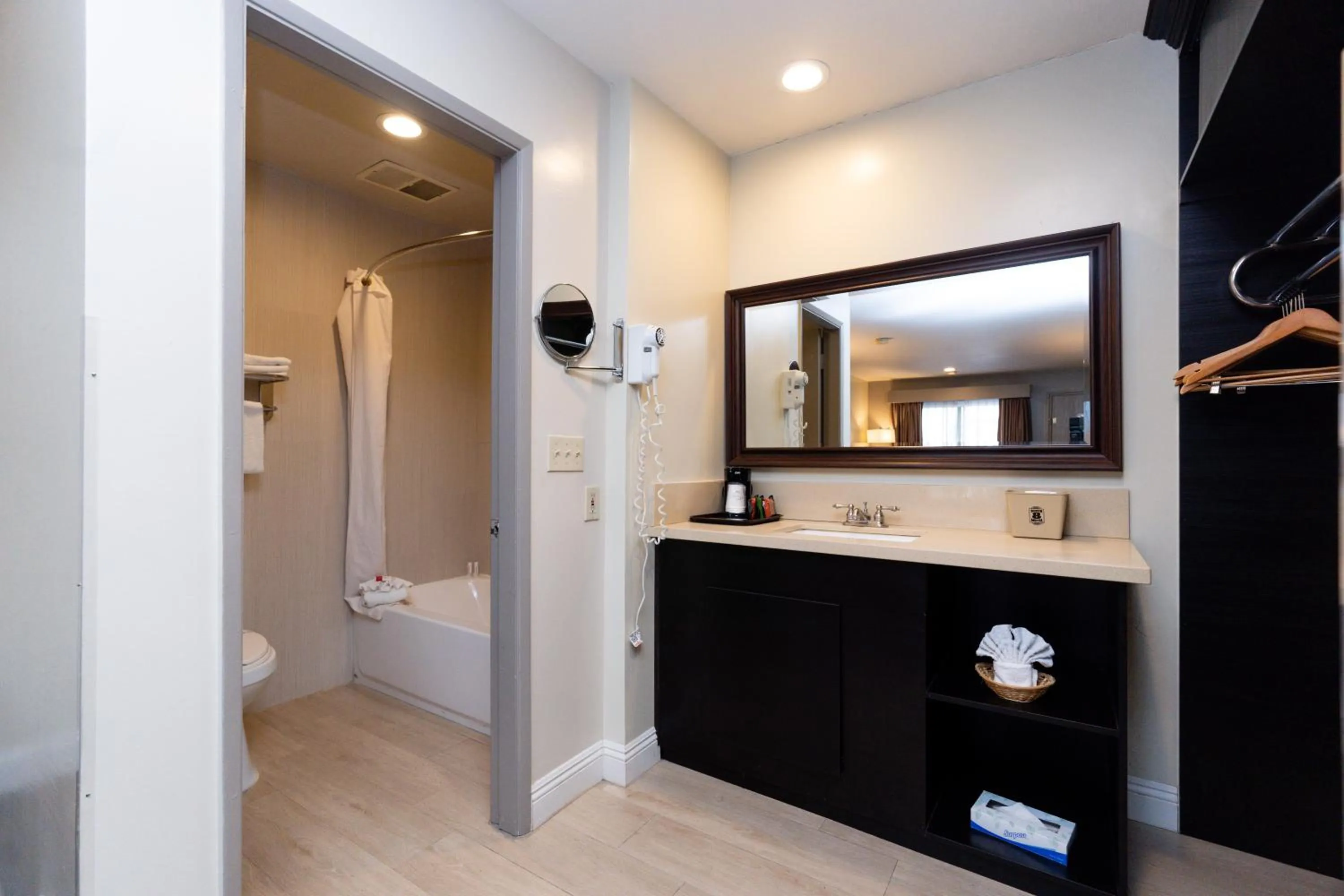 Shower in Super 8 by Wyndham Anaheim/Disneyland Drive