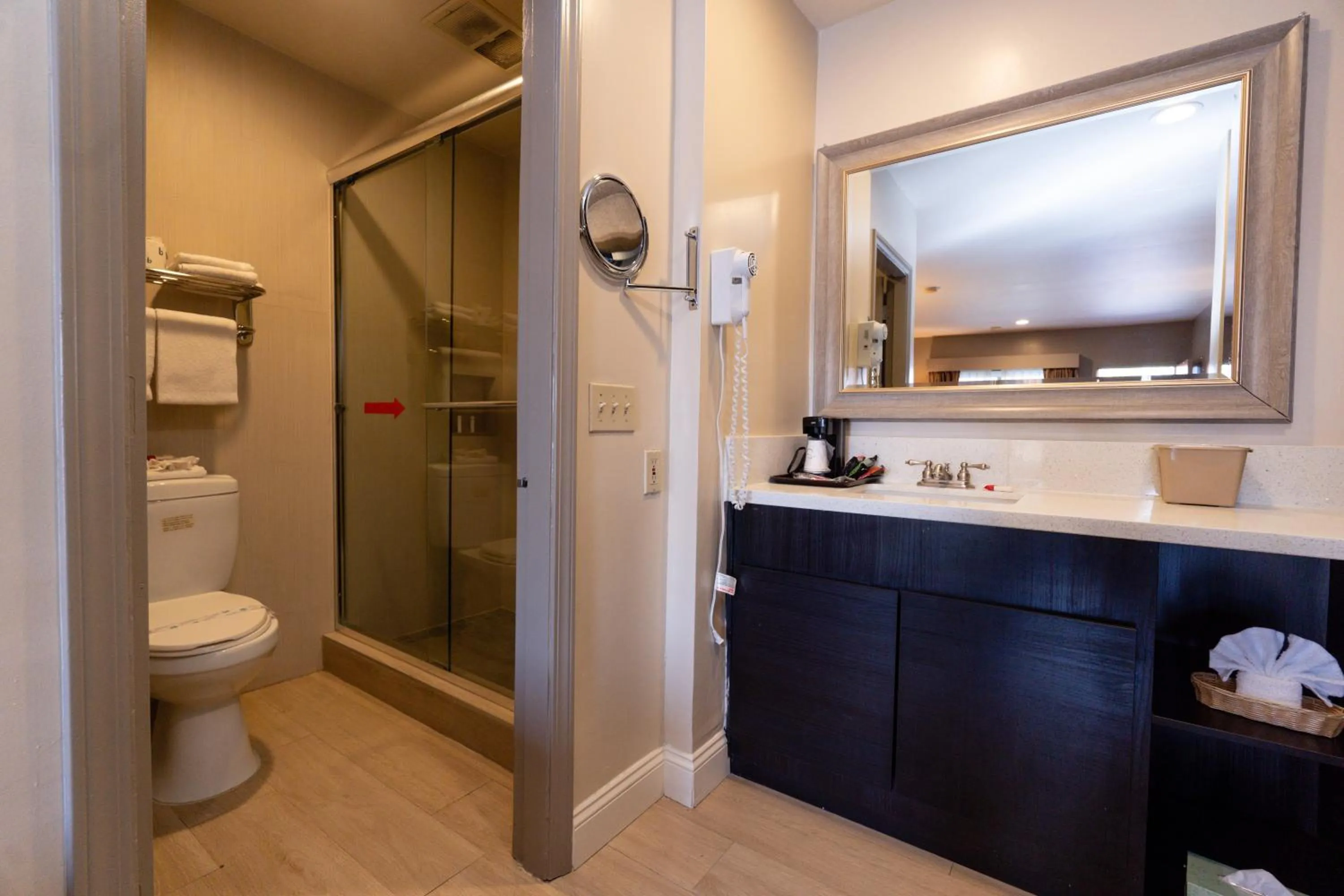 Shower in Super 8 by Wyndham Anaheim/Disneyland Drive