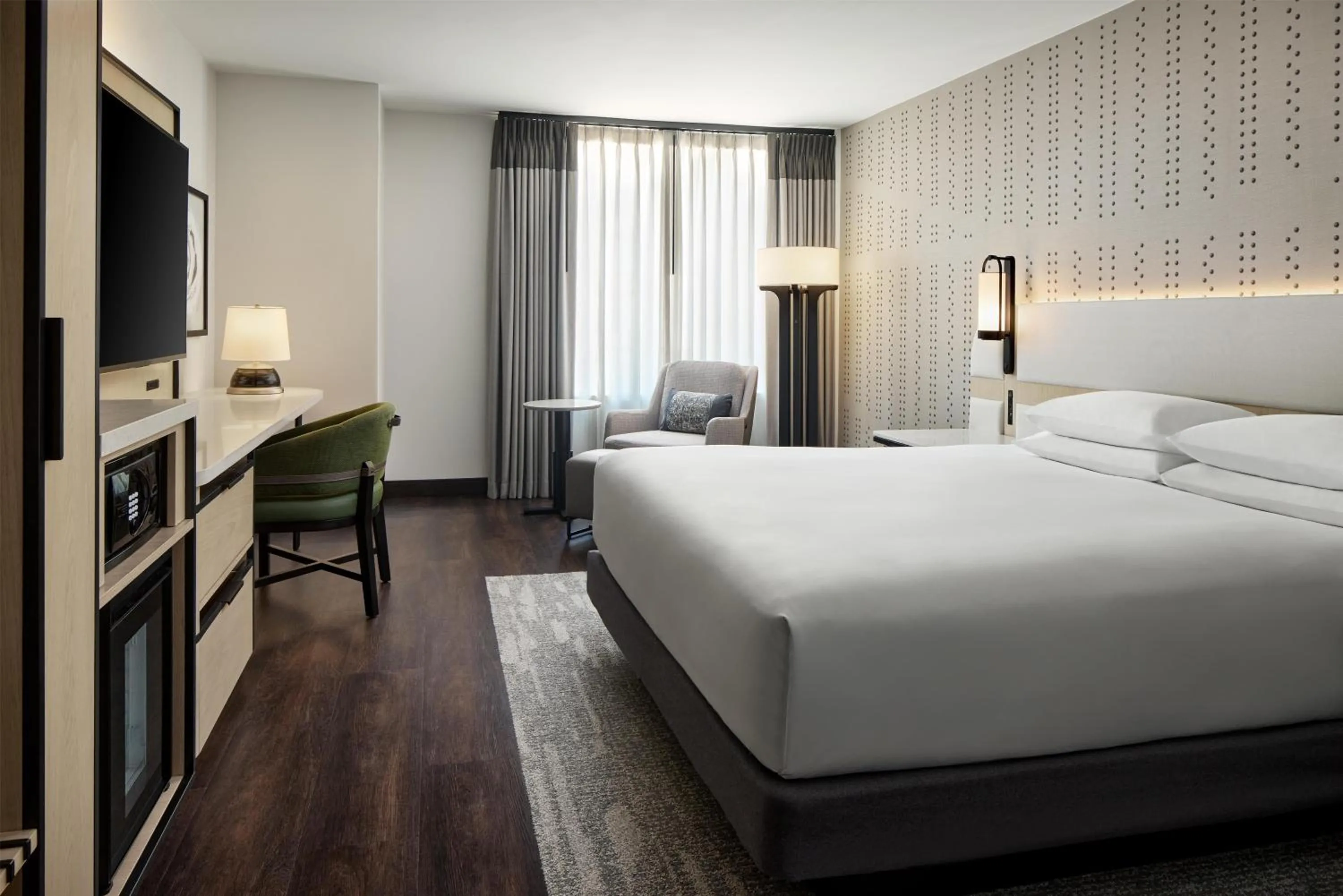 Bed in Hyatt Regency Washington on Capitol Hill