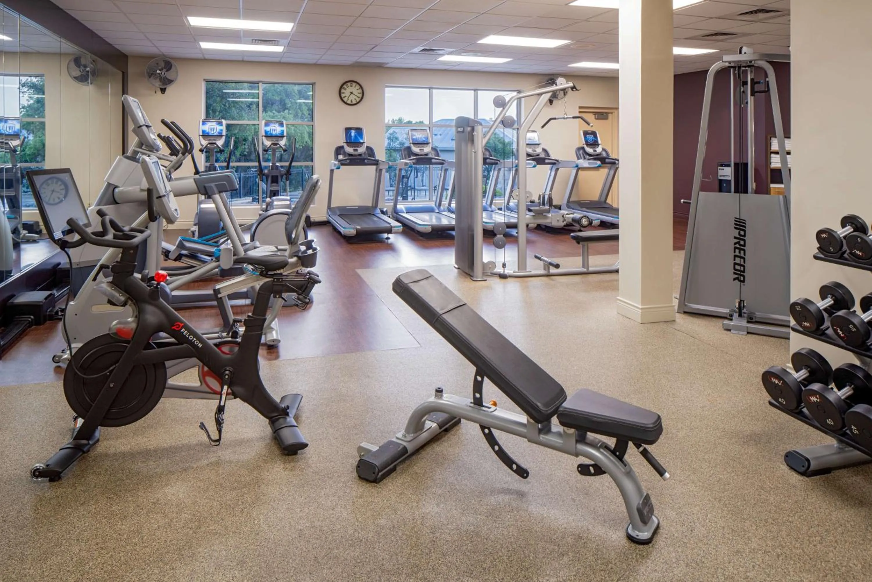 Fitness centre/facilities in Hilton San Antonio Hill Country