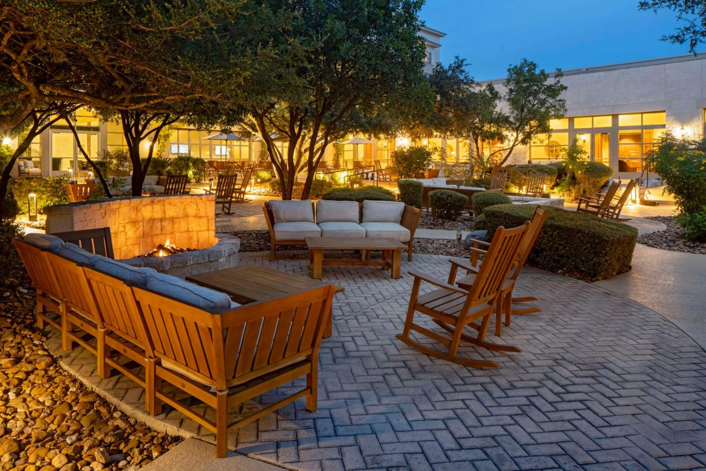 Patio in Hilton San Antonio Hill Country