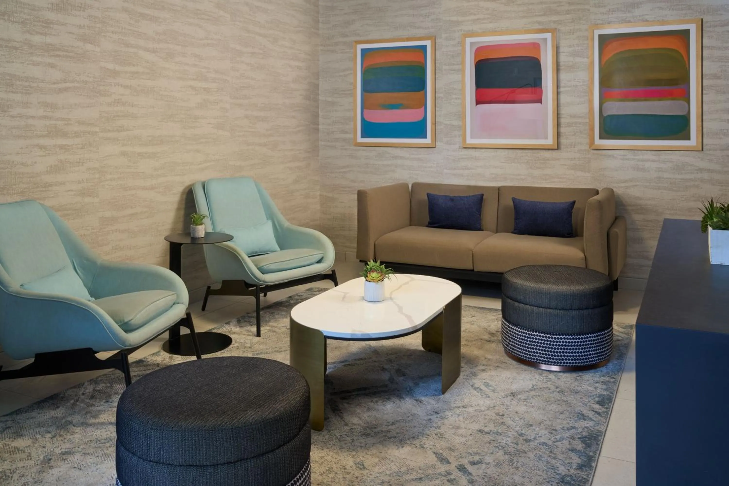 Lobby or reception in Sheraton Pittsburgh Hotel at Station Square