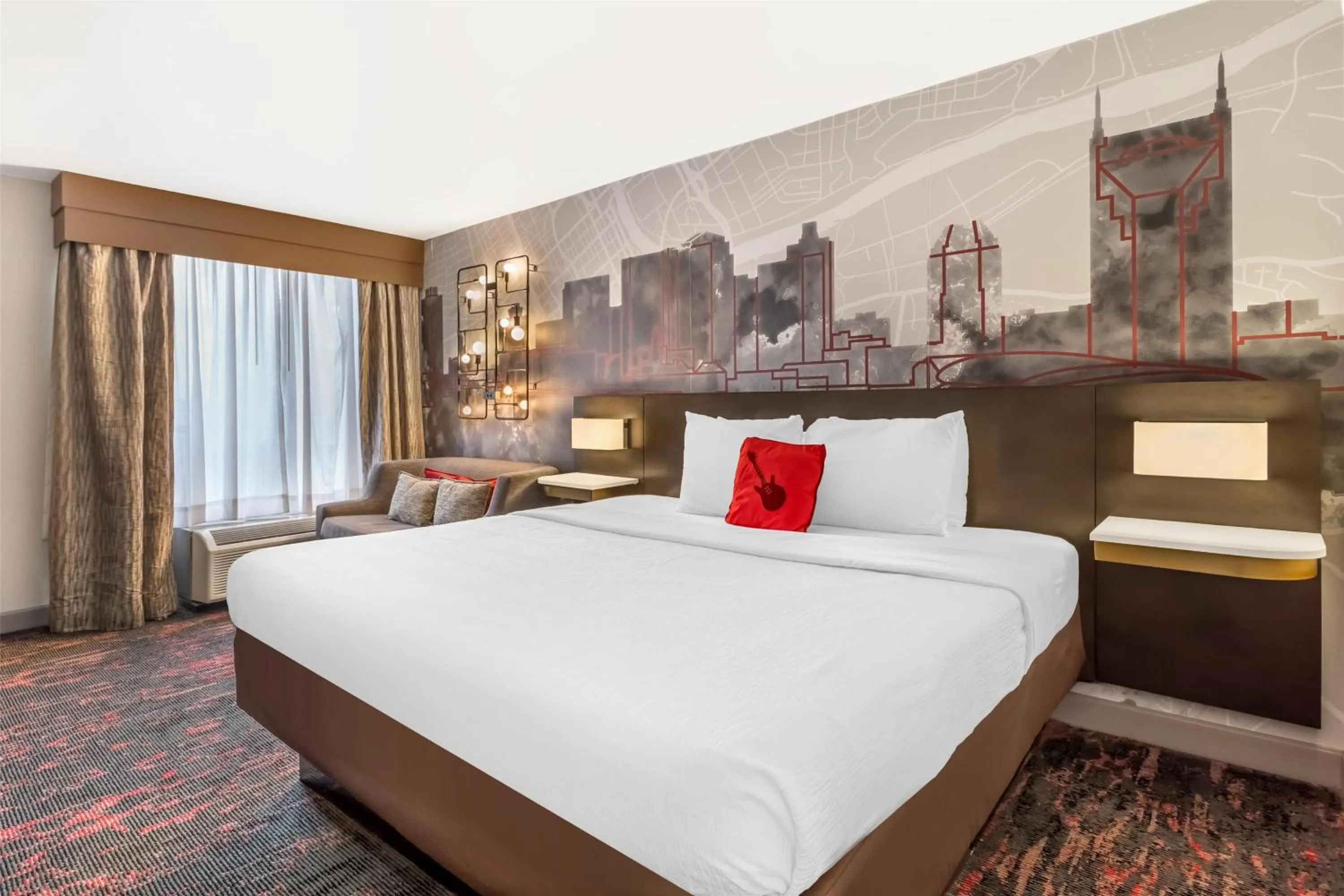 Bedroom, Bed in Best Western Downtown PLUS Music Row