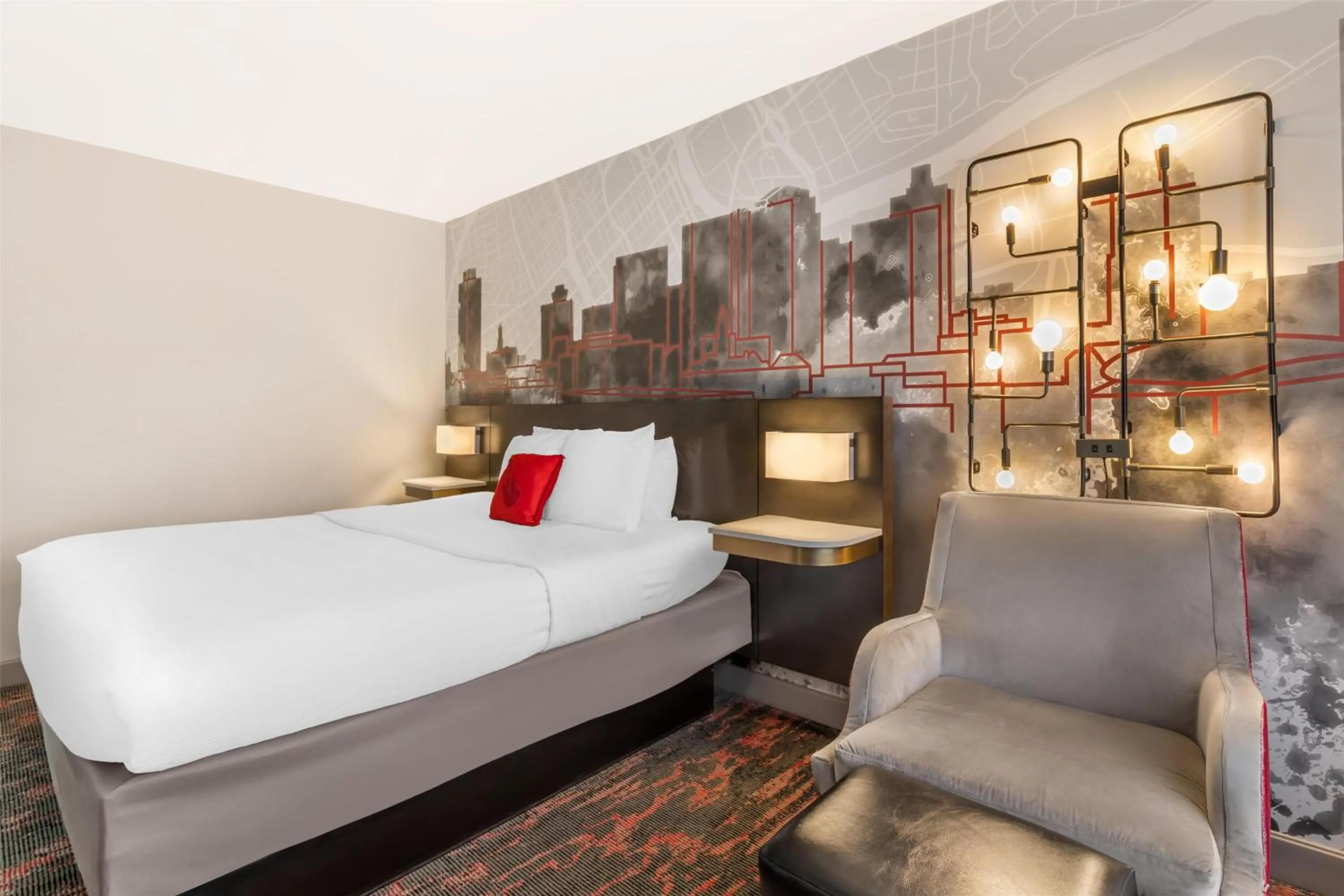 Bedroom, Bed in Best Western Downtown PLUS Music Row