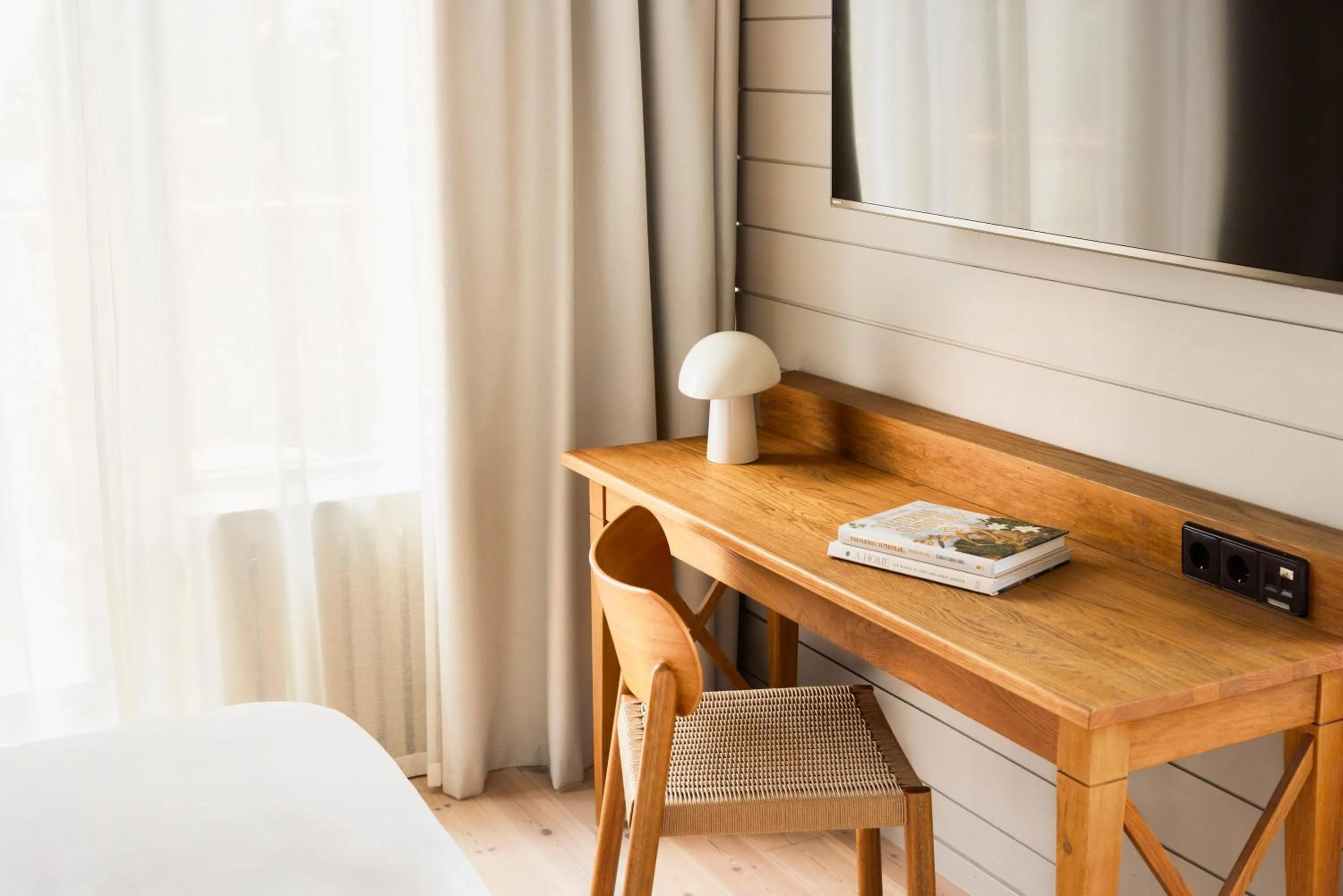 Bedroom, Bed in Hotel J, Stockholm, a Member of Design Hotels