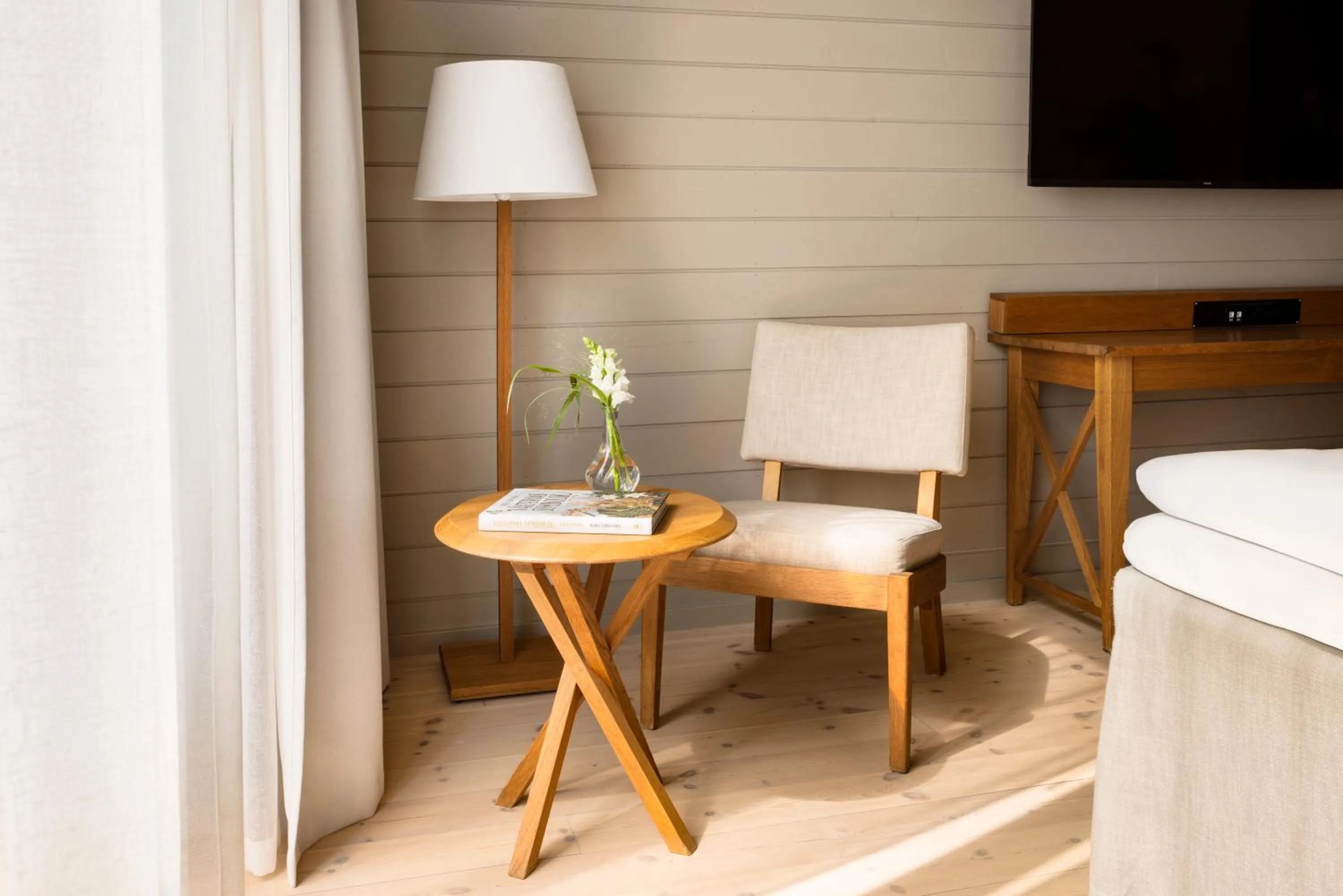 Seating area in Hotel J, Stockholm, a Member of Design Hotels