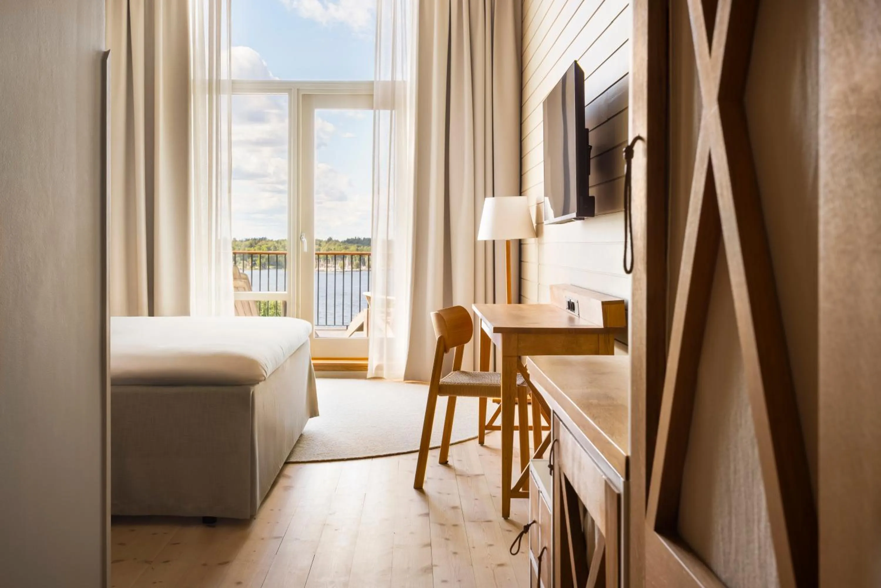 Bedroom, Bed in Hotel J, Stockholm, a Member of Design Hotels