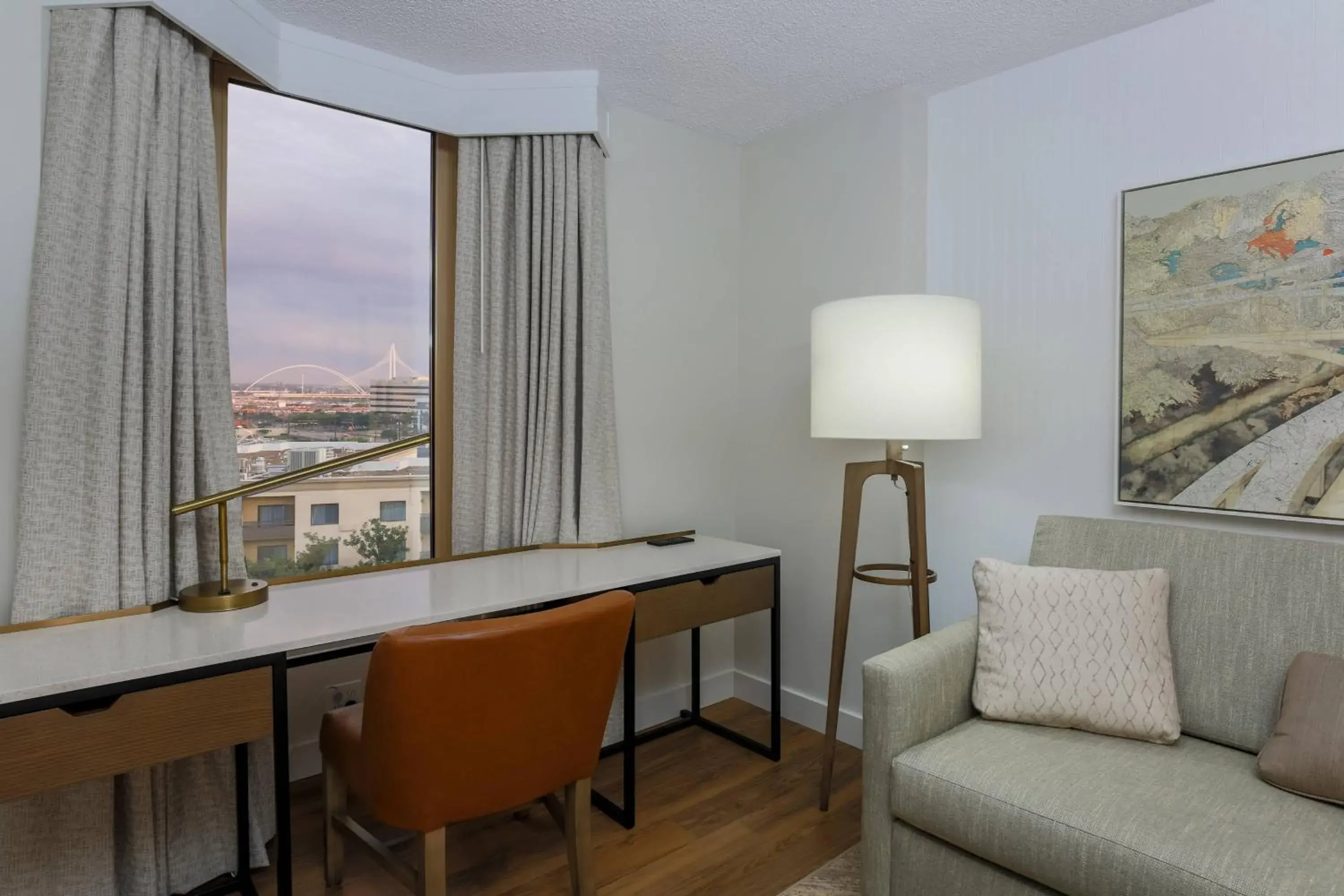 1 King & sofa bed, Club level, Suite, City view, Balcony in Sheraton Suites Market Center Dallas 1 King & sofa bed, Club level, Suite, City view, Balcony in Sheraton Suites Market Center Dallas