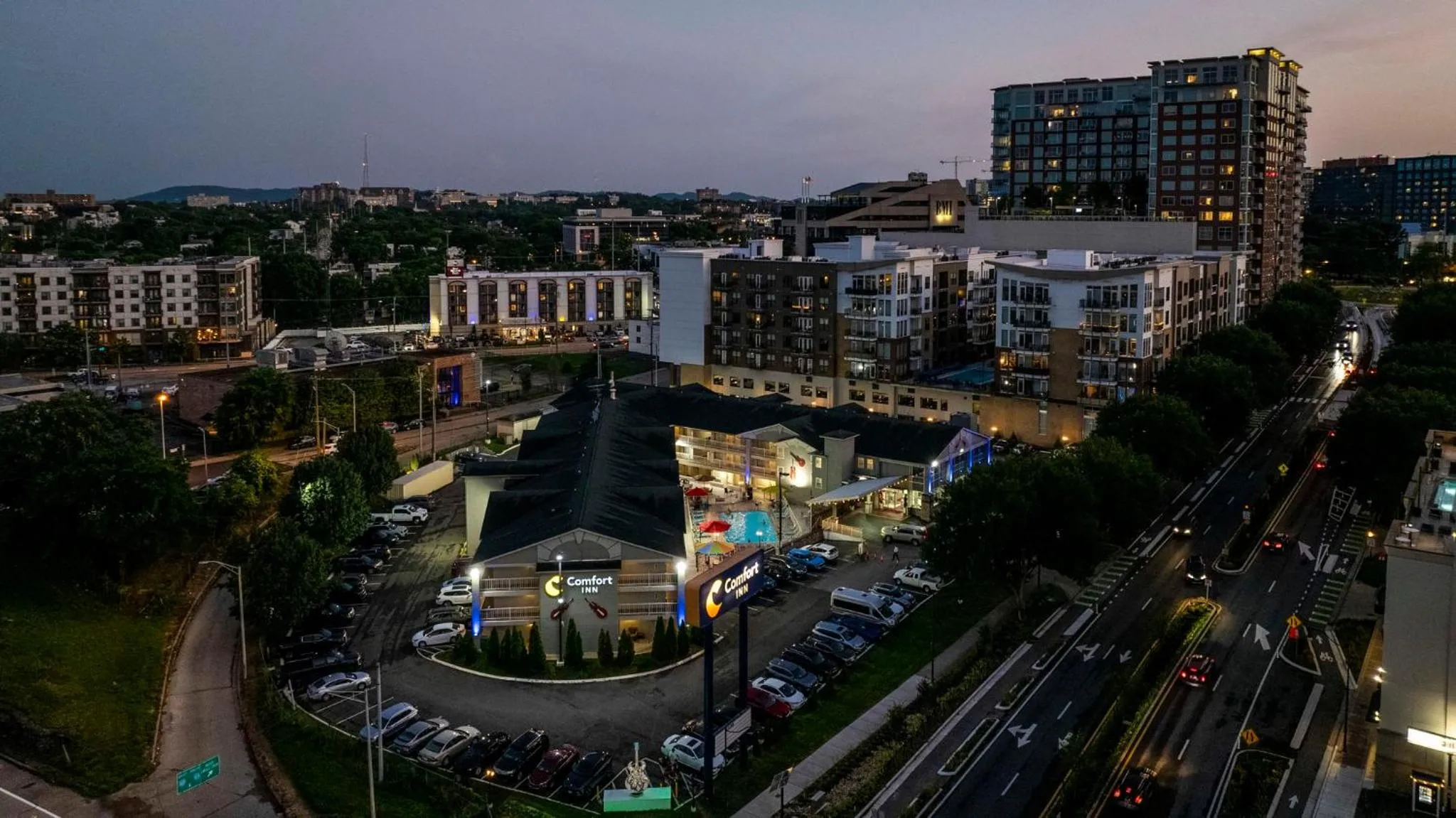 Property building in Comfort Inn Downtown Nashville - Music City Center