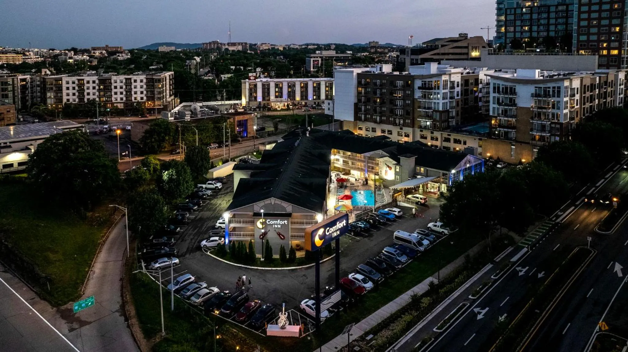 Property building in Comfort Inn Downtown Nashville - Music City Center