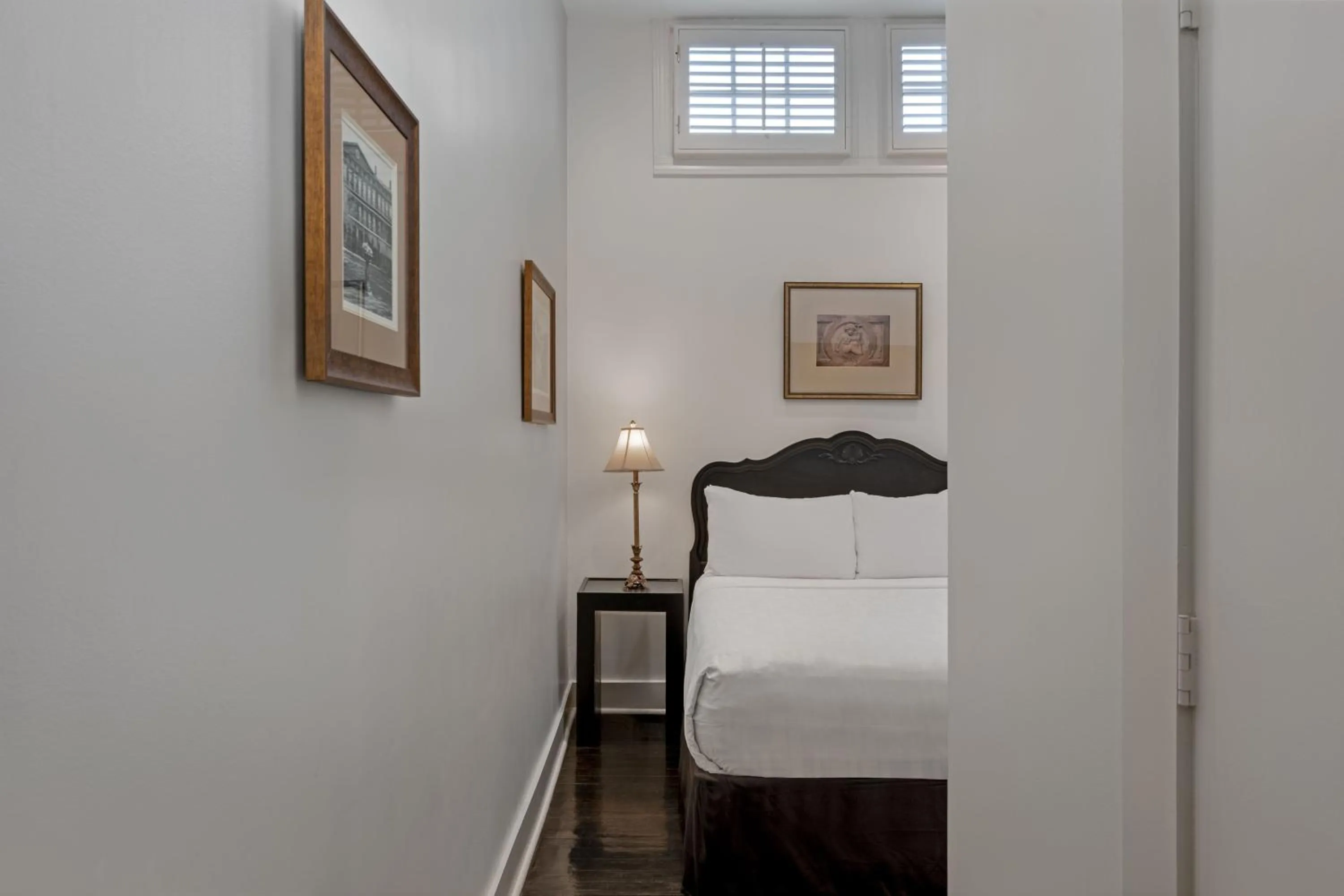 Bed in Hotel Royal New Orleans