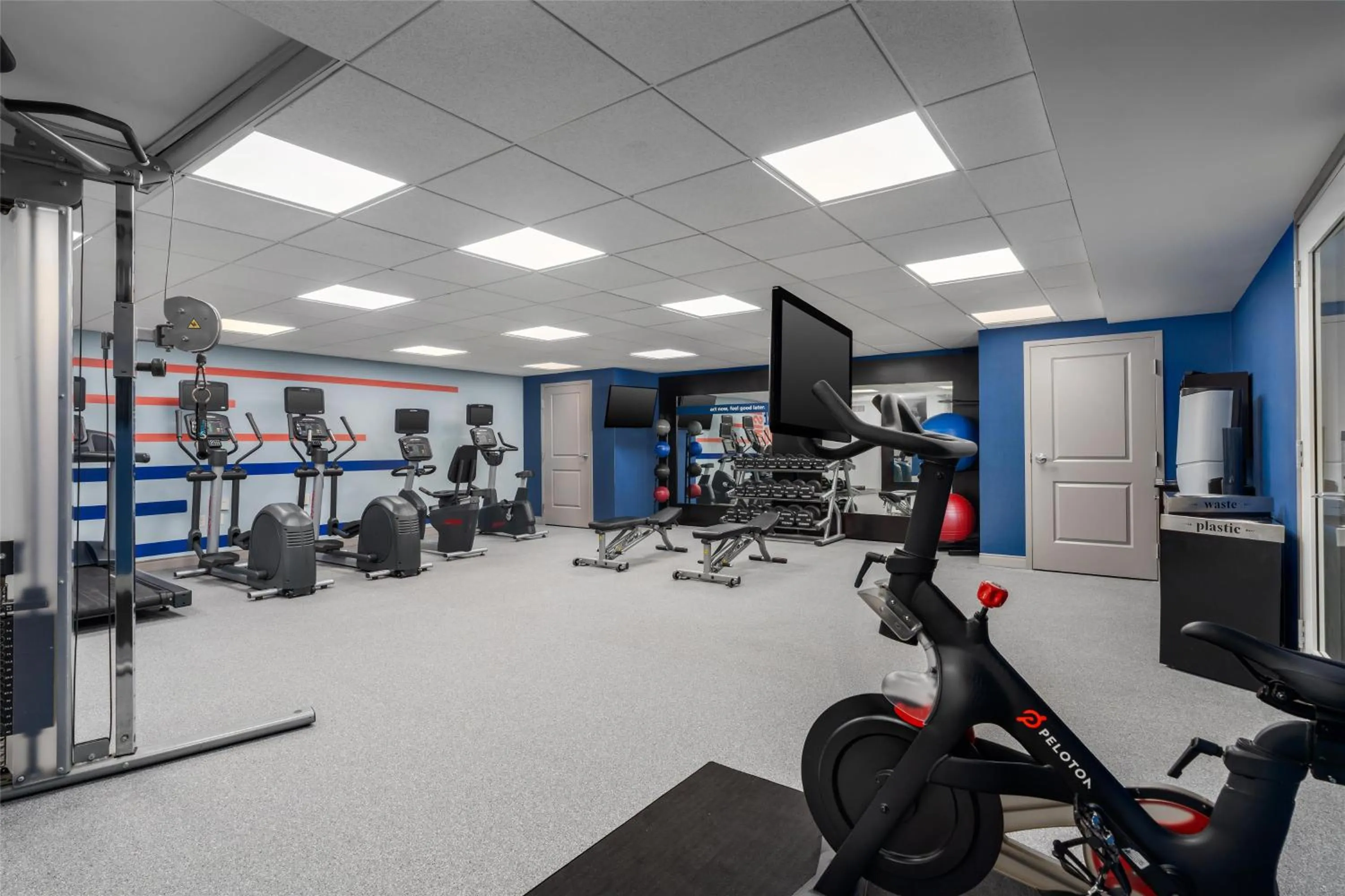 Fitness centre/facilities in Hampton Inn-Pawtucket, RI