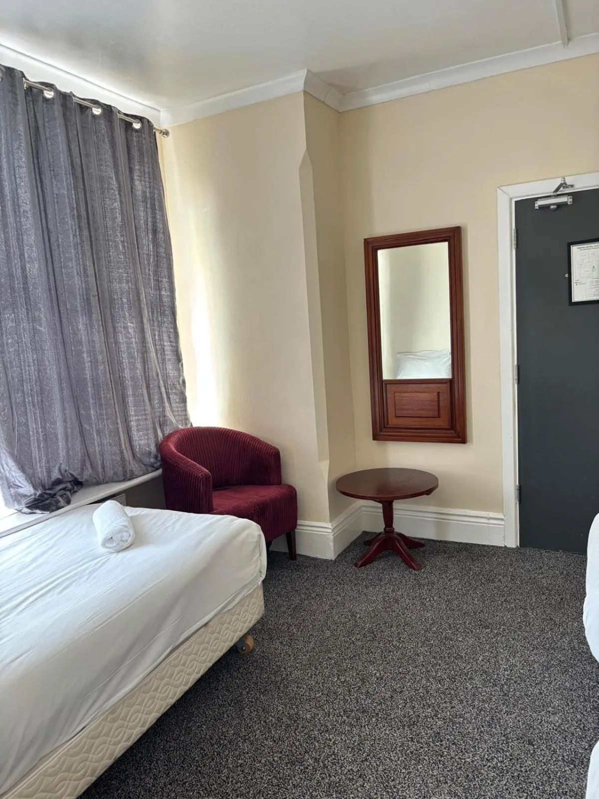 Bed in The Tudor House Hotel