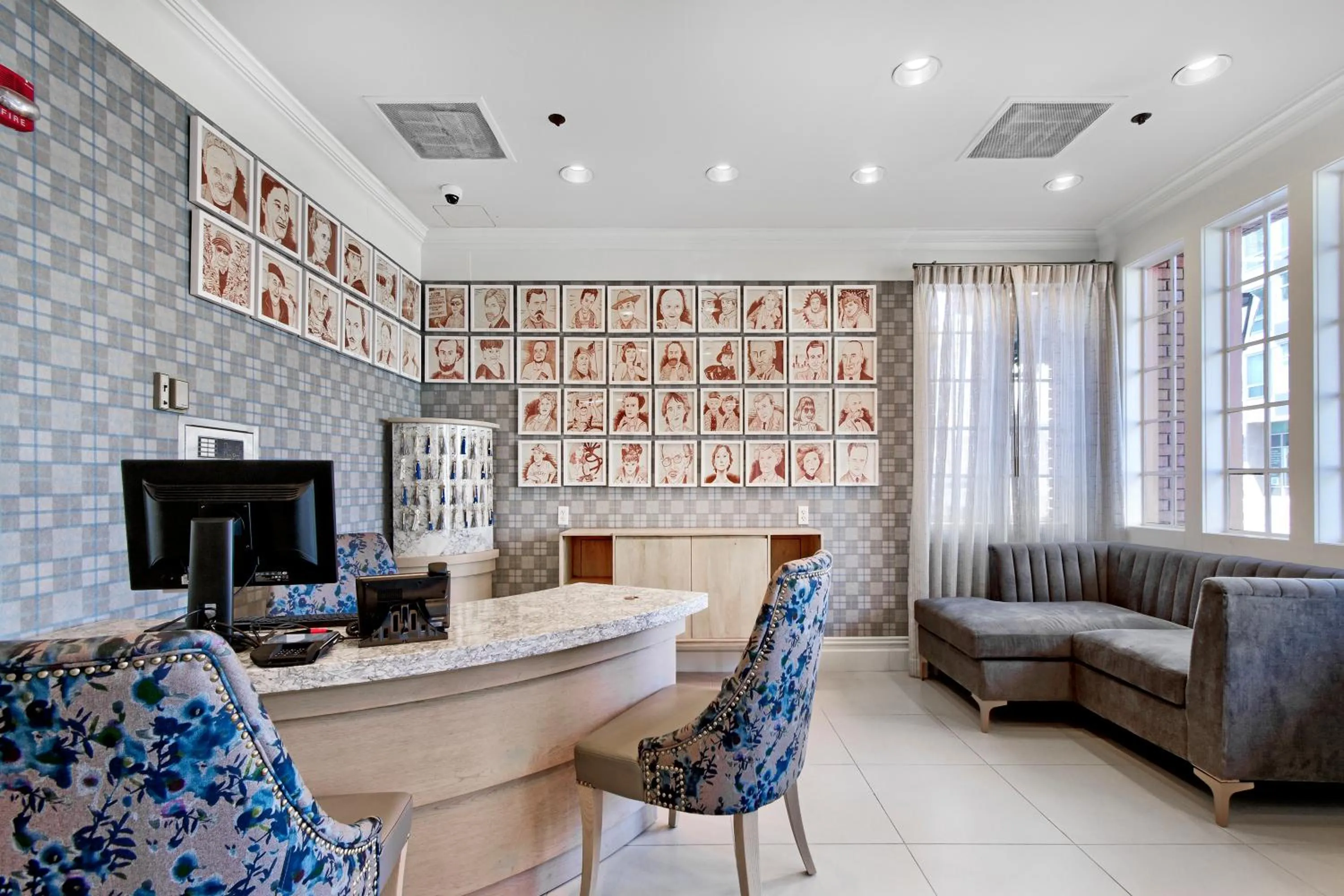 Lobby or reception in Hotel Fiona