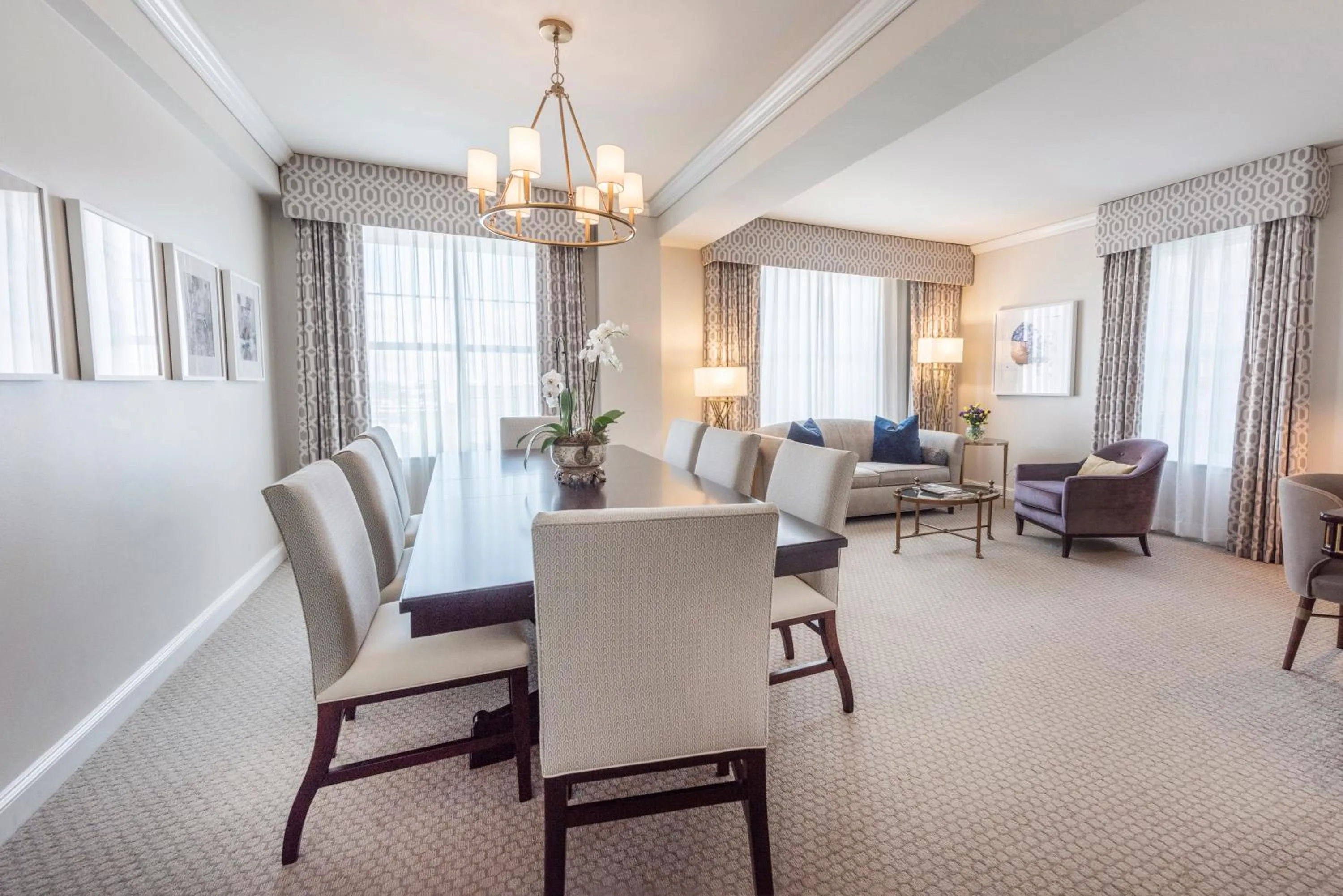 Living room in The Lancaster Hotel