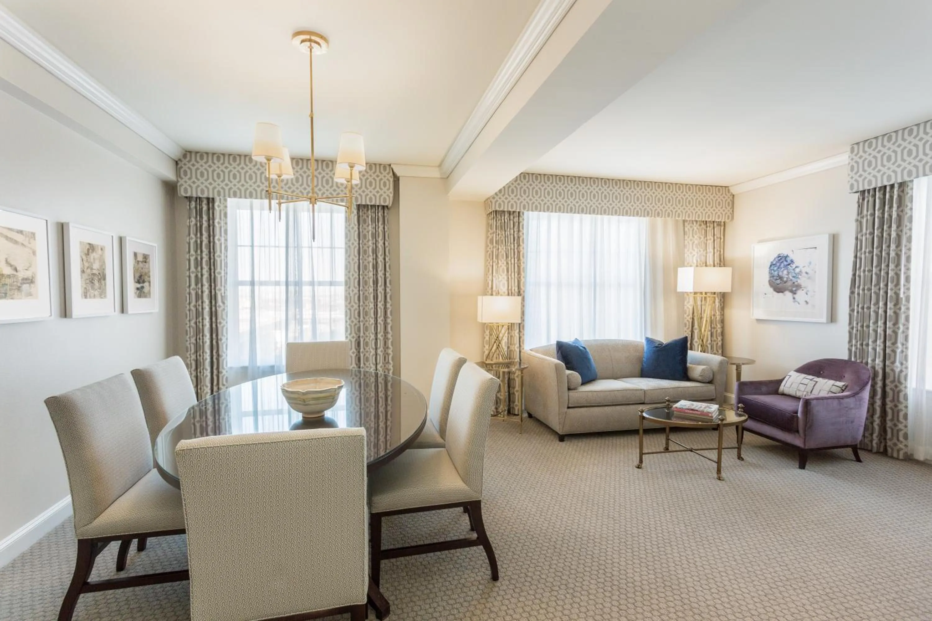 Living room in The Lancaster Hotel