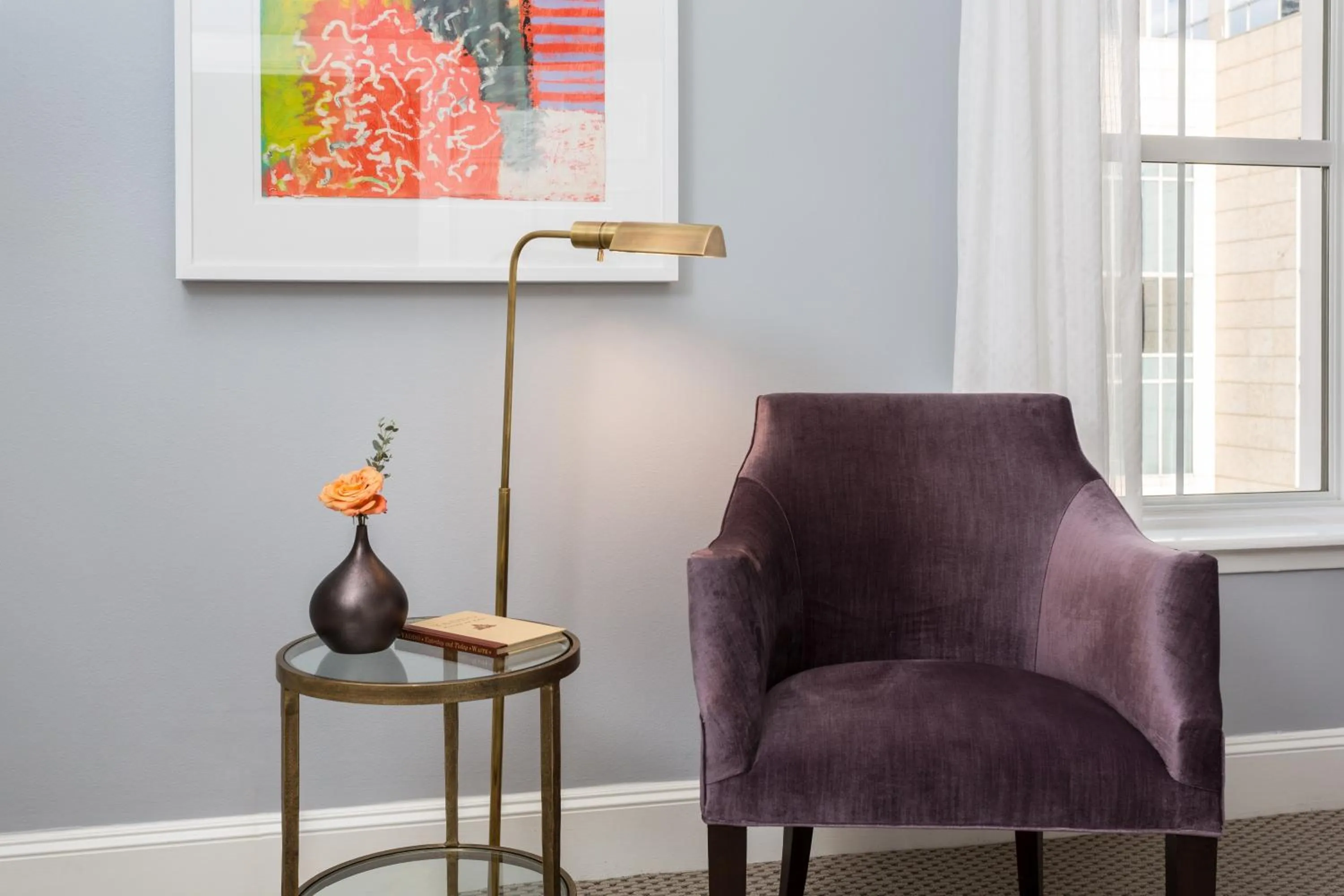 Seating area in The Lancaster Hotel