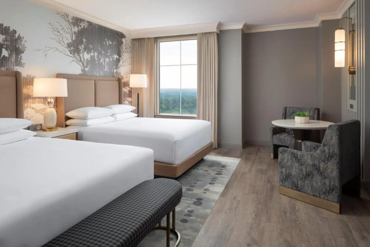 Bed in Grand Hyatt Atlanta in Buckhead