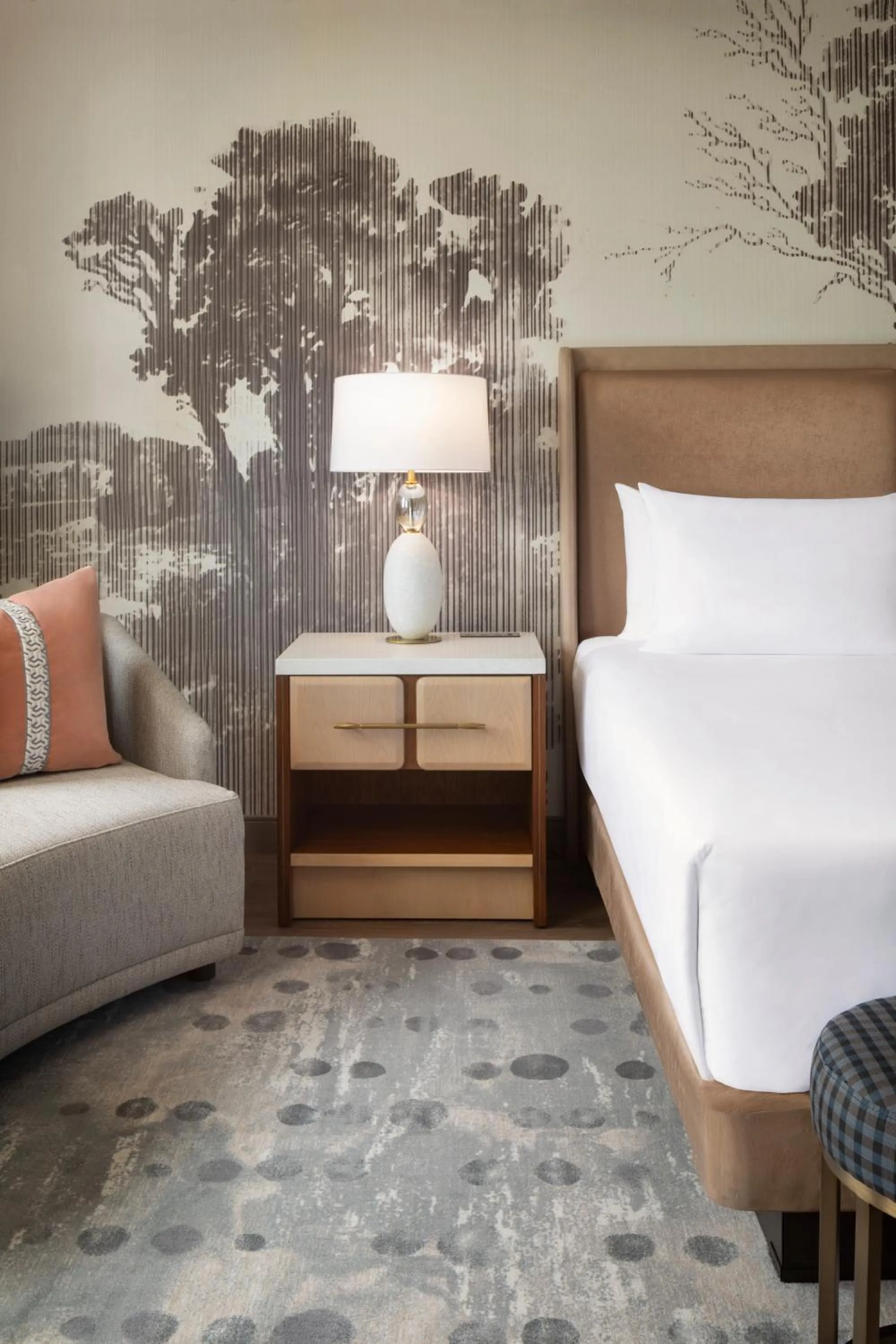 Bed in Grand Hyatt Atlanta in Buckhead