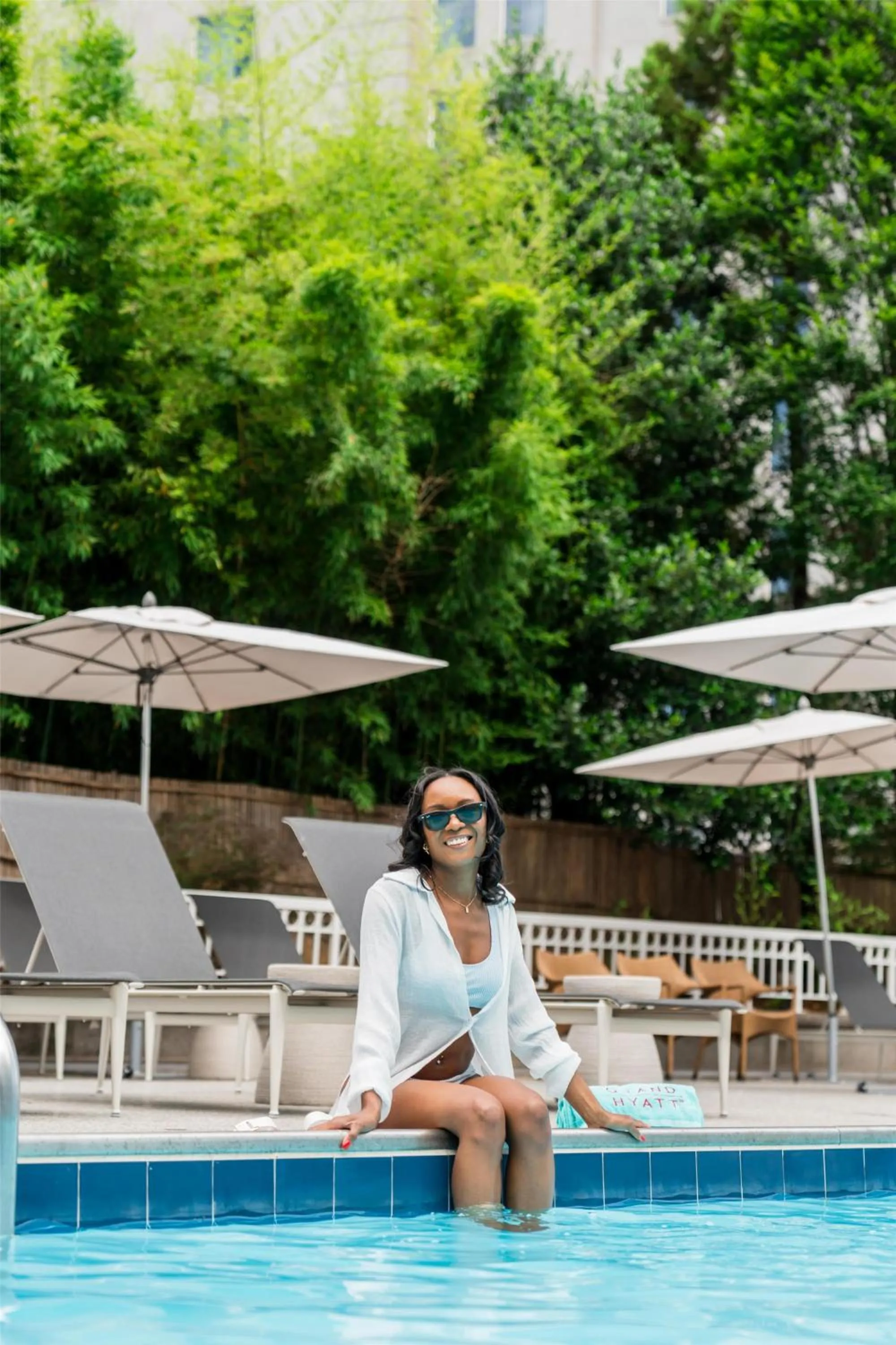 Swimming pool in Grand Hyatt Atlanta in Buckhead