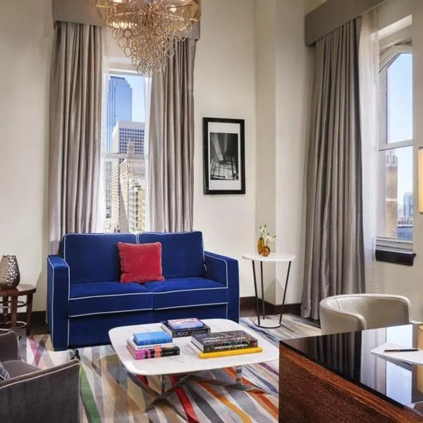 Living room in The Joule