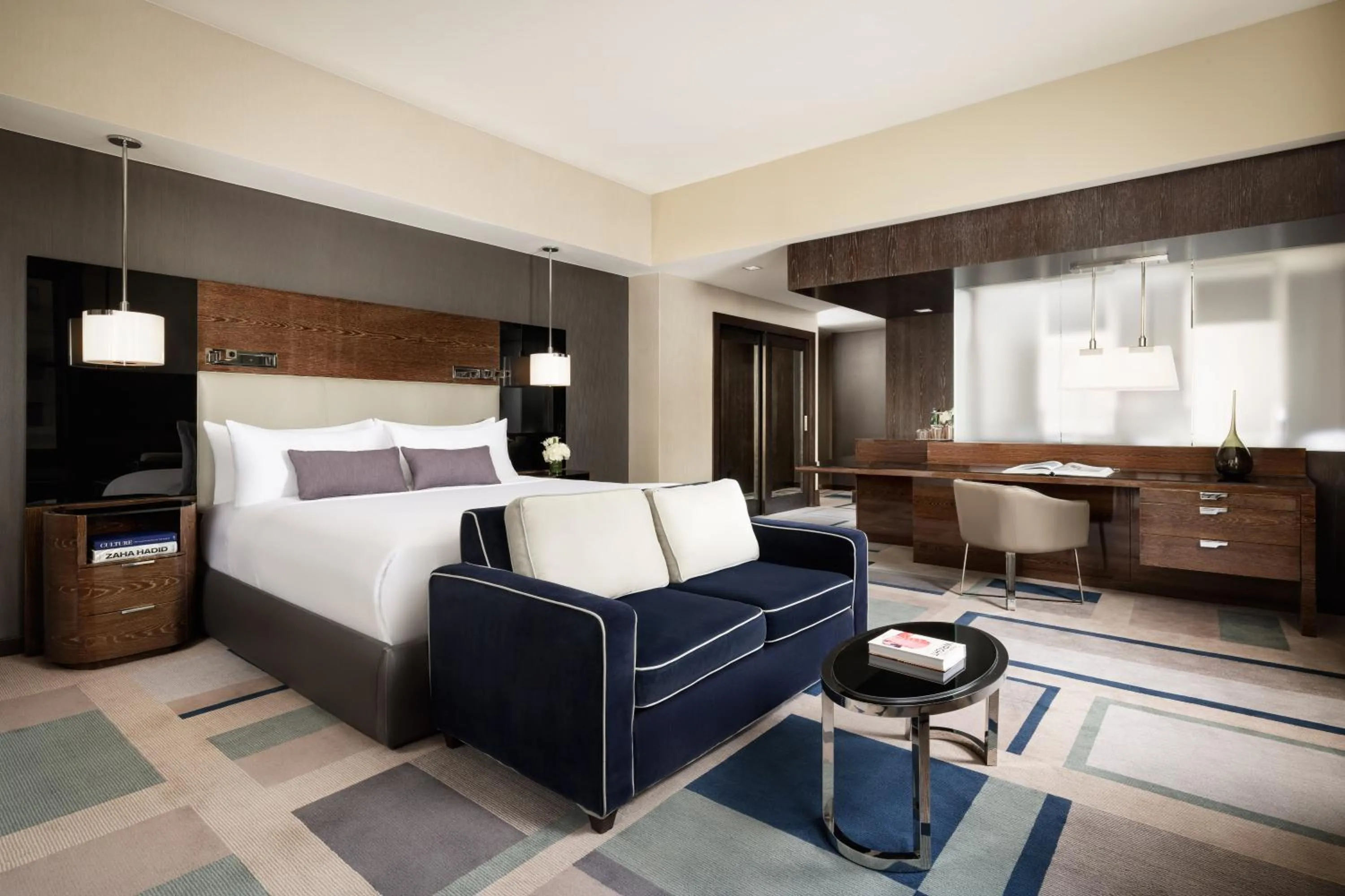 Bed in The Joule Dallas