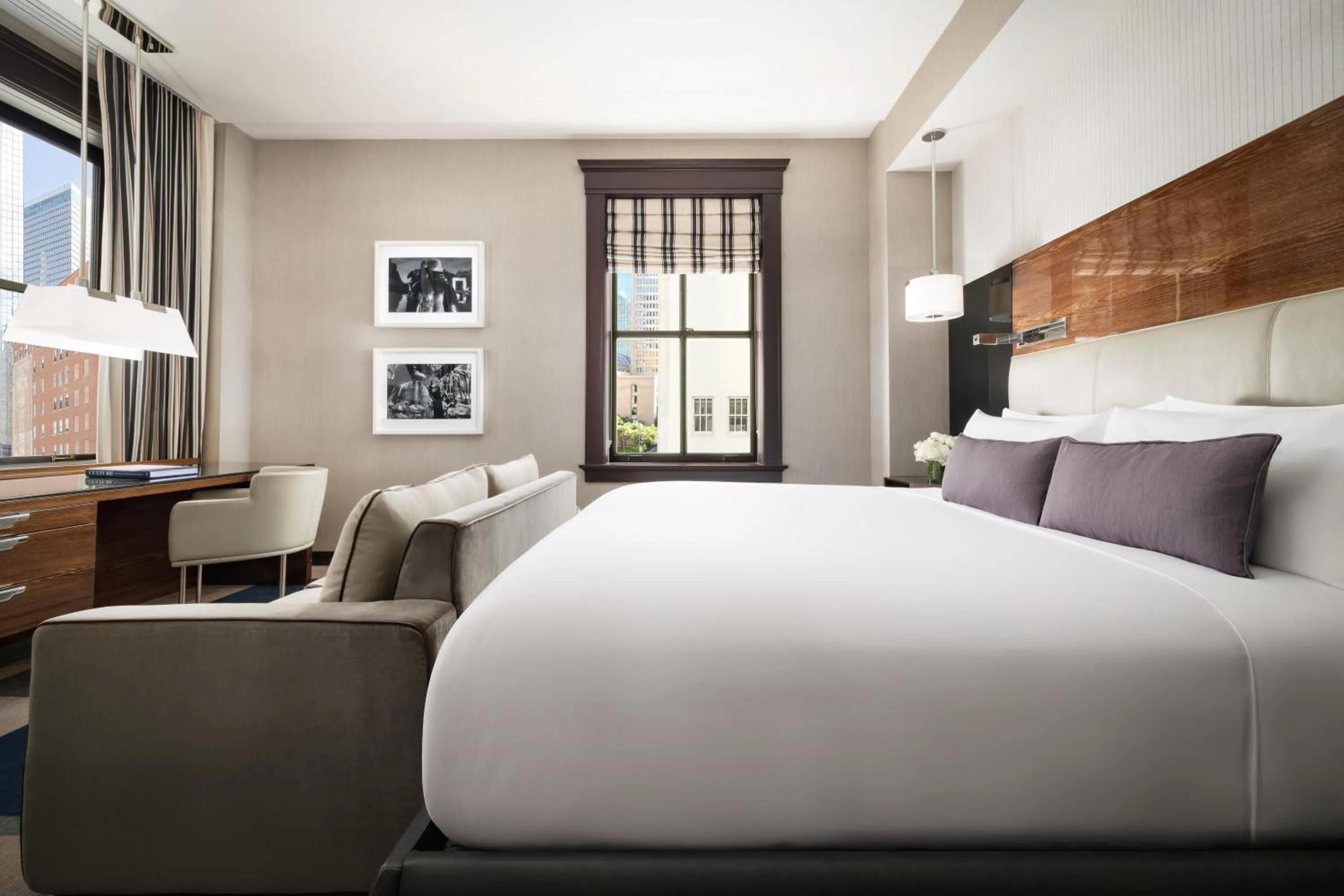 Bed in The Joule Dallas