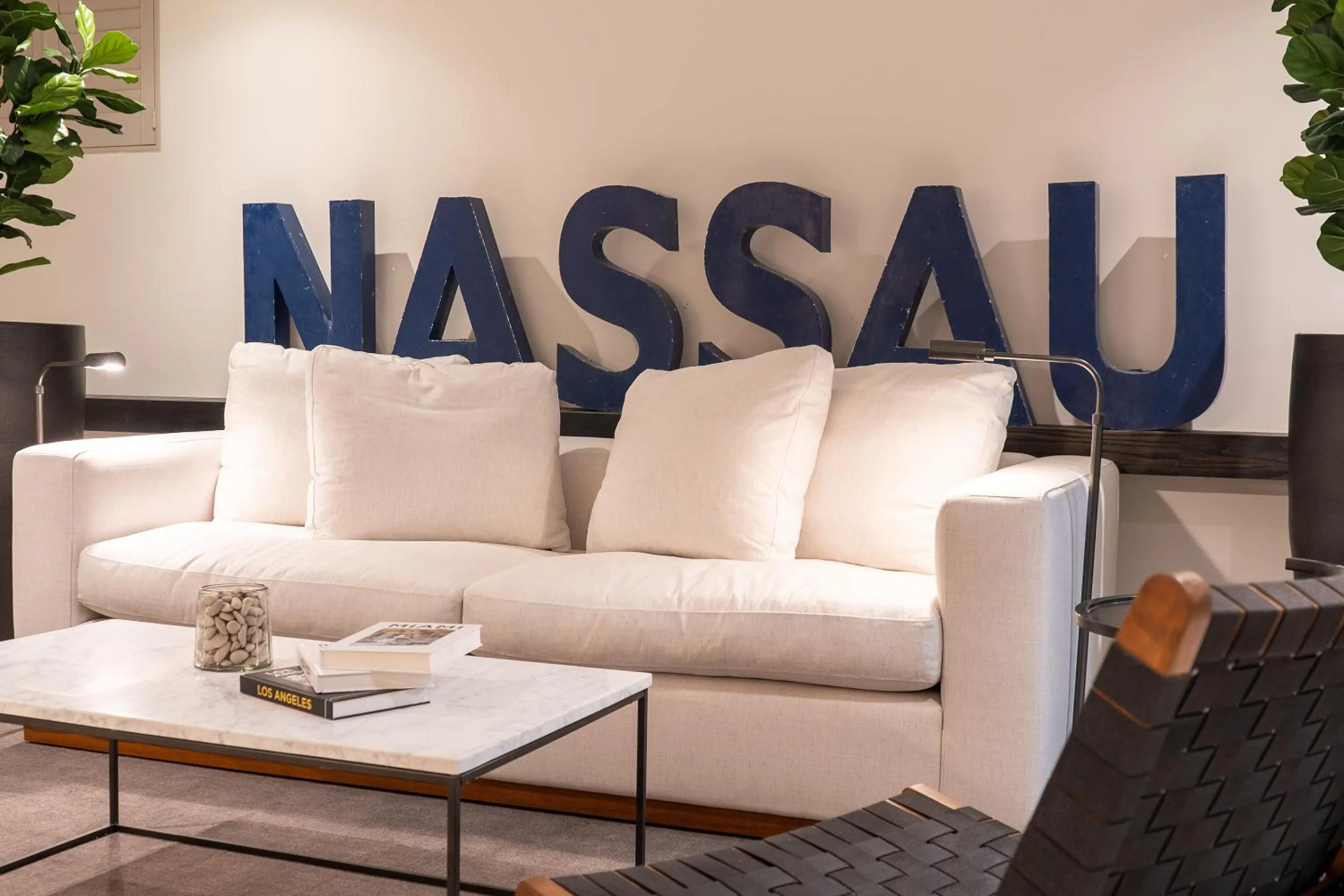 Seating area in Nassau Suite South Beach, an All Suite Hotel