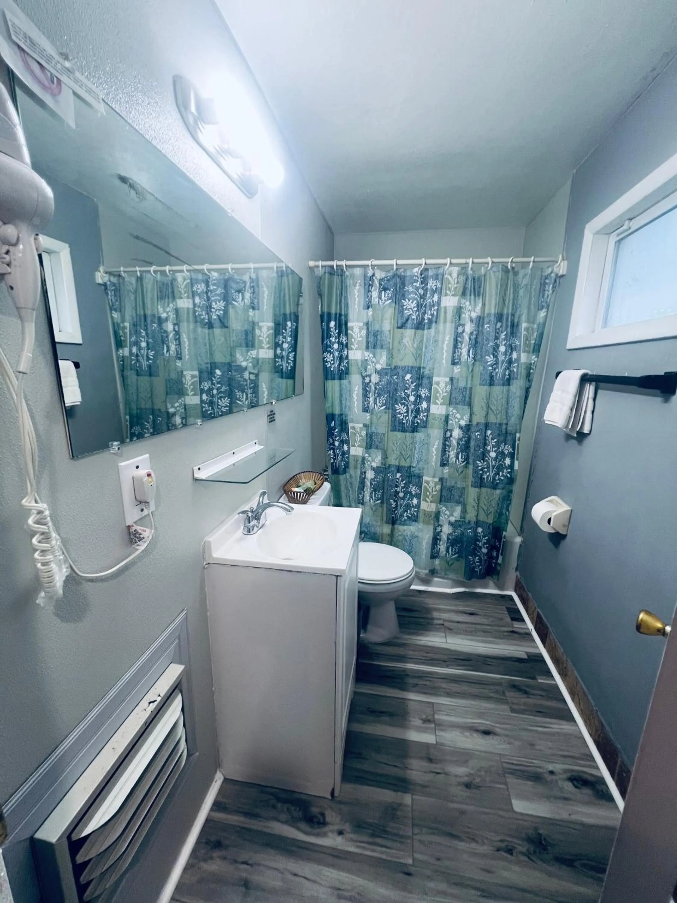 Bathroom in Falls Motel