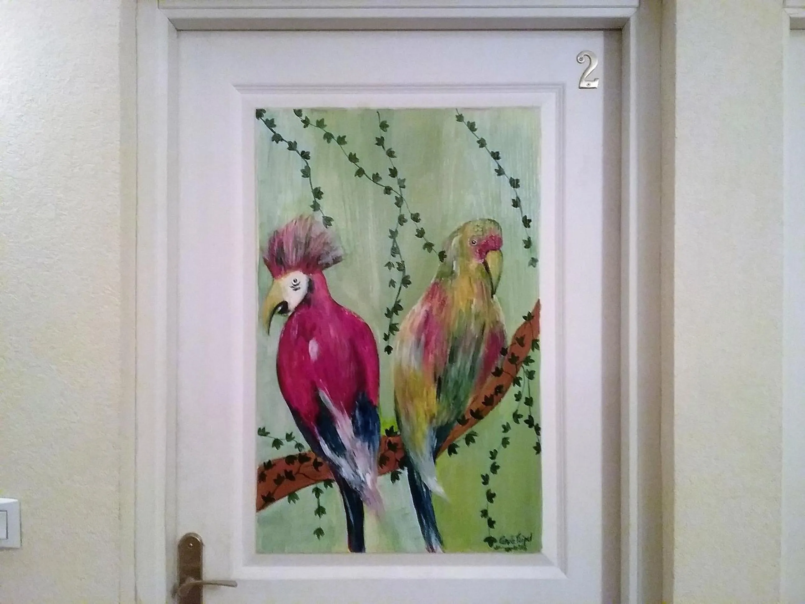 Decorative detail in Les Chambres de la Nied