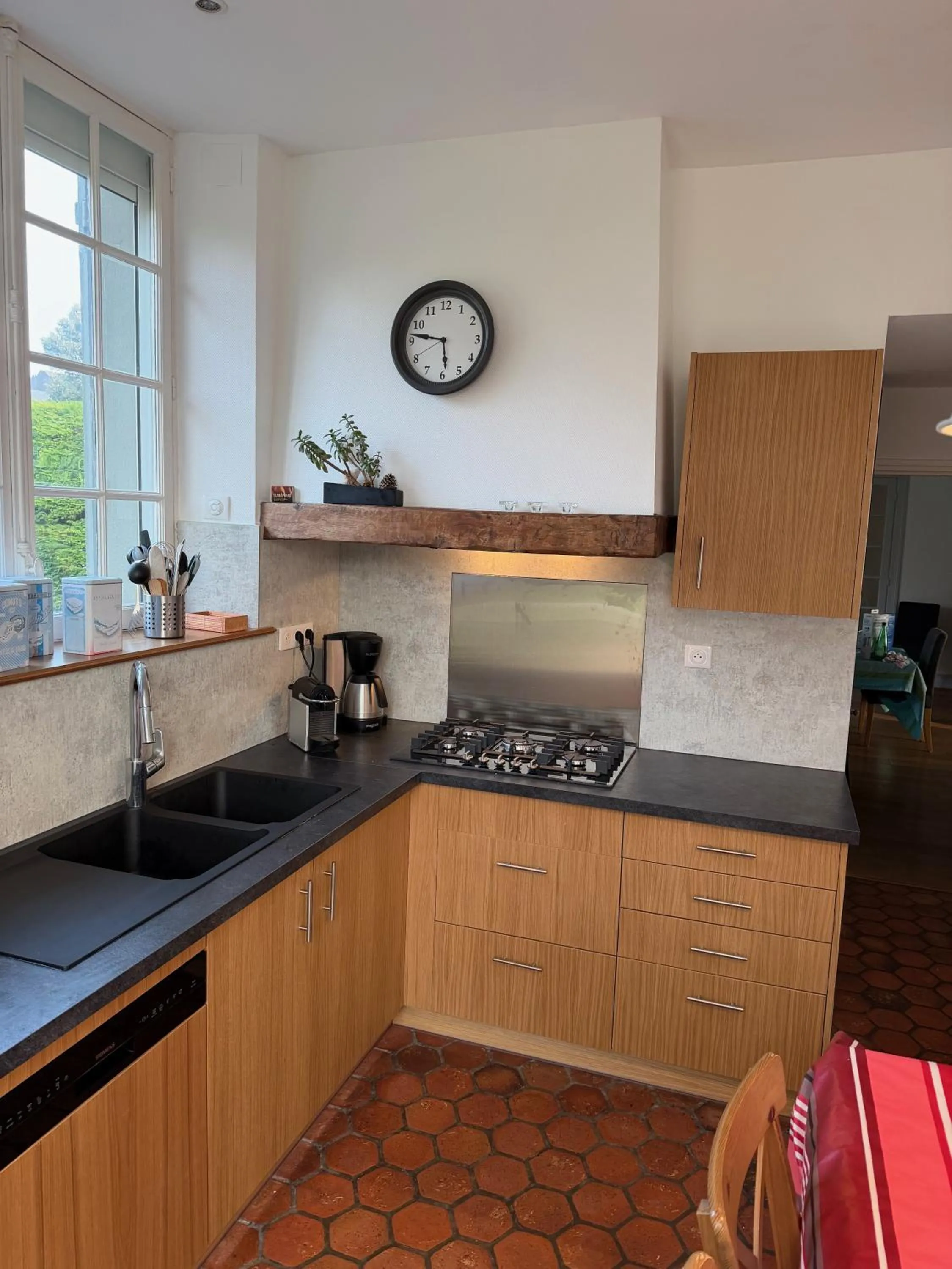 stove in The Old Fenwick House