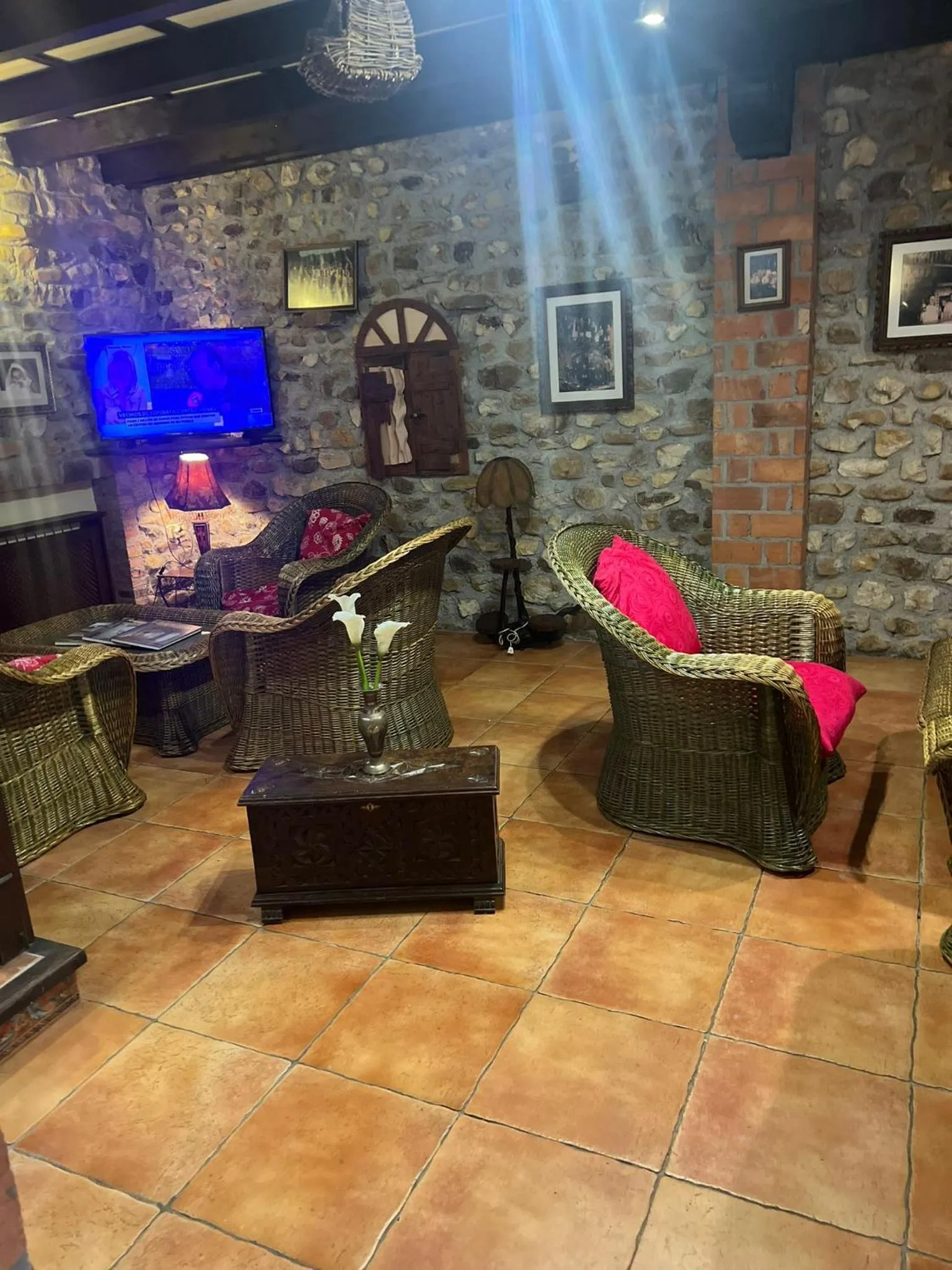 Living room in Hotel El Bricial