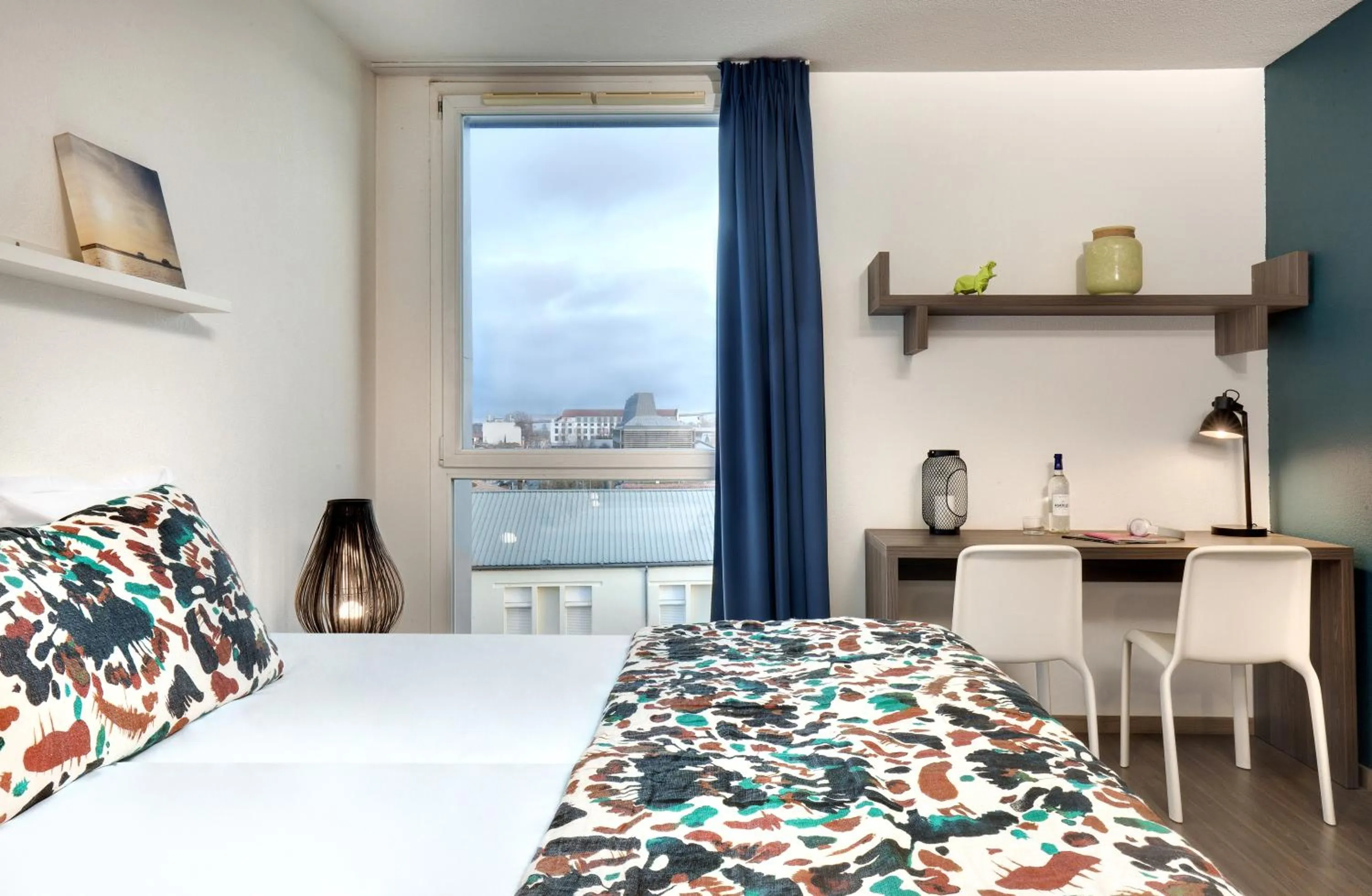 Bed in Ténéo Apparthôtel Bordeaux Maritime - Cité du vin