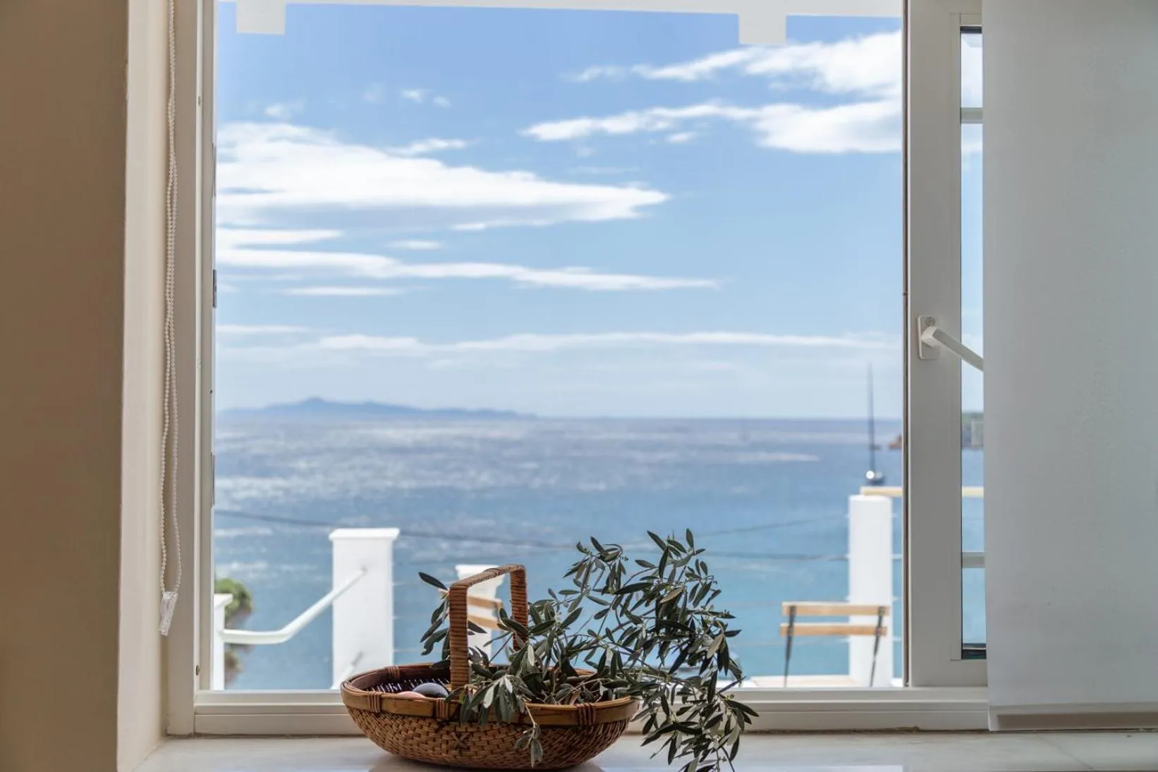 Balcony/Terrace in Poseidon Apartments and Villas by the Sea