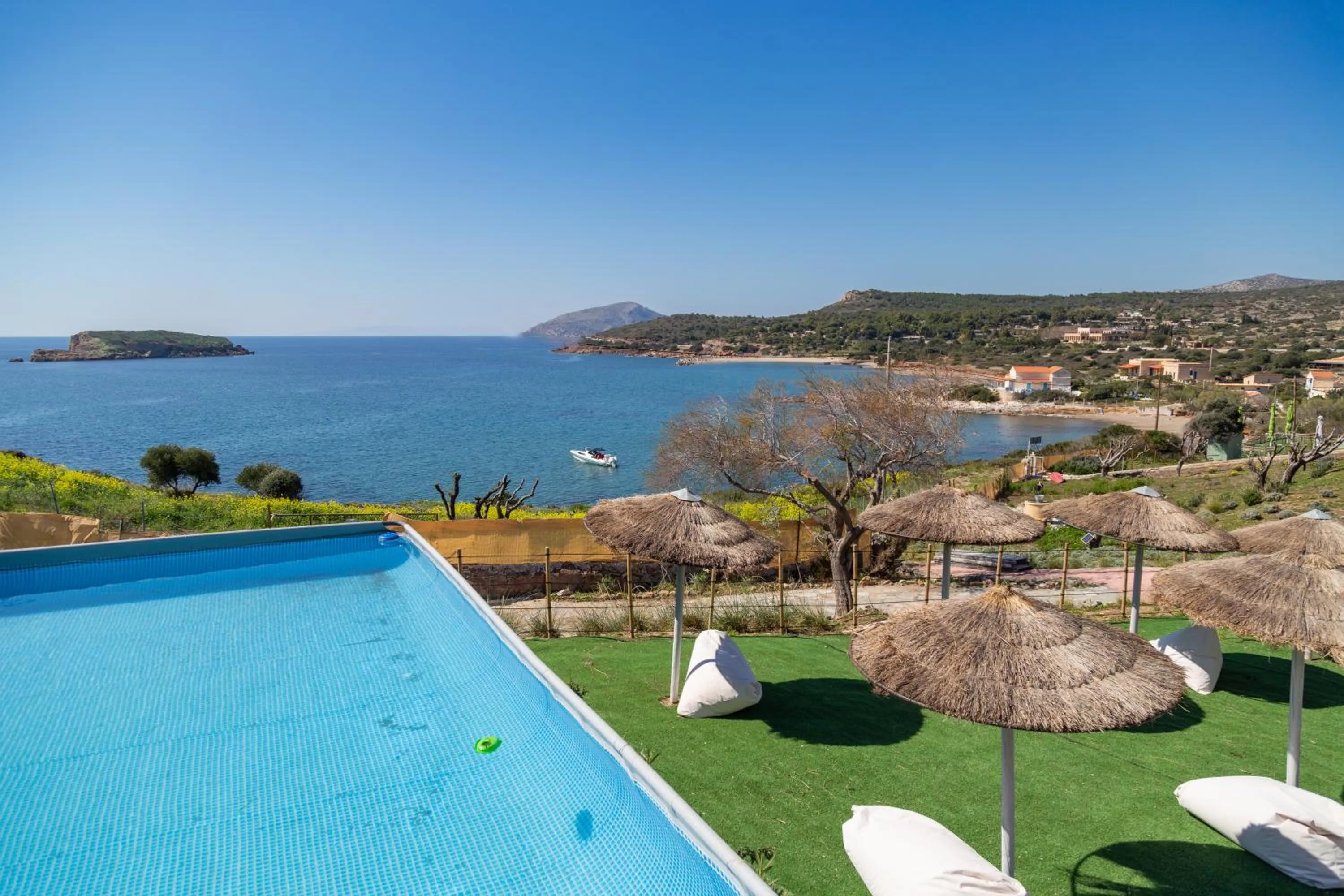 Natural landscape in Poseidon Apartments and Villas by the Sea