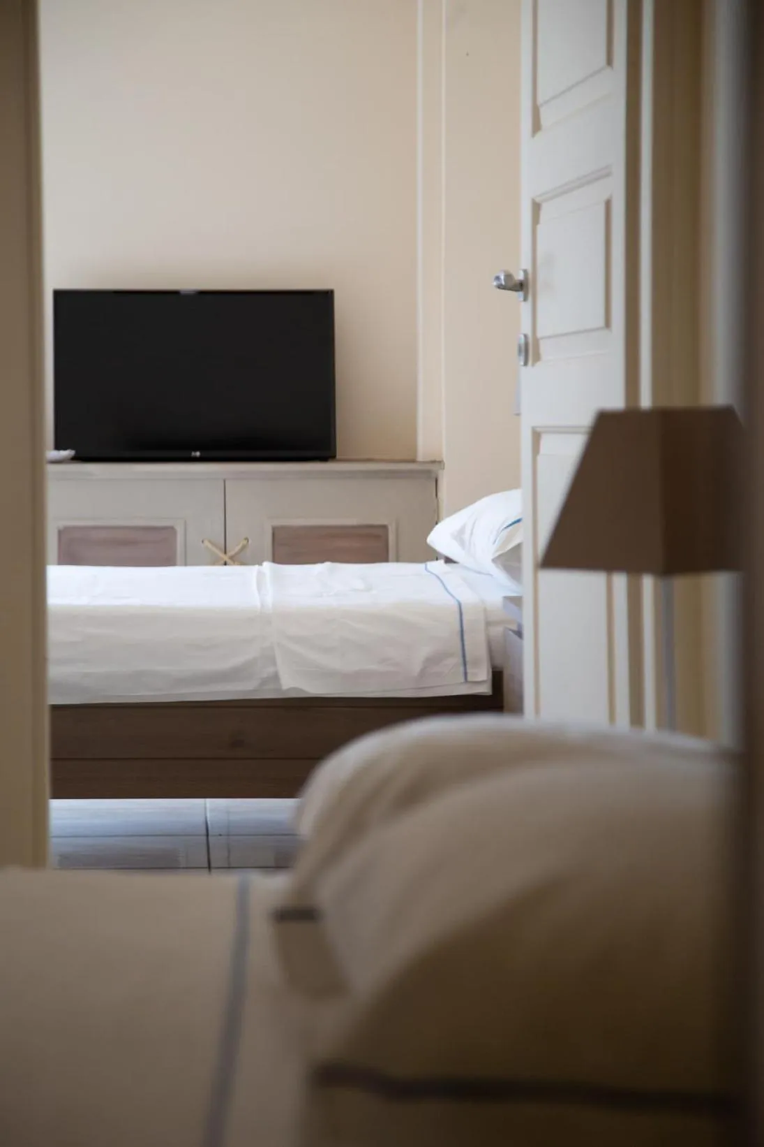 Bedroom, Bed in Poseidon Apartments and Villas by the Sea