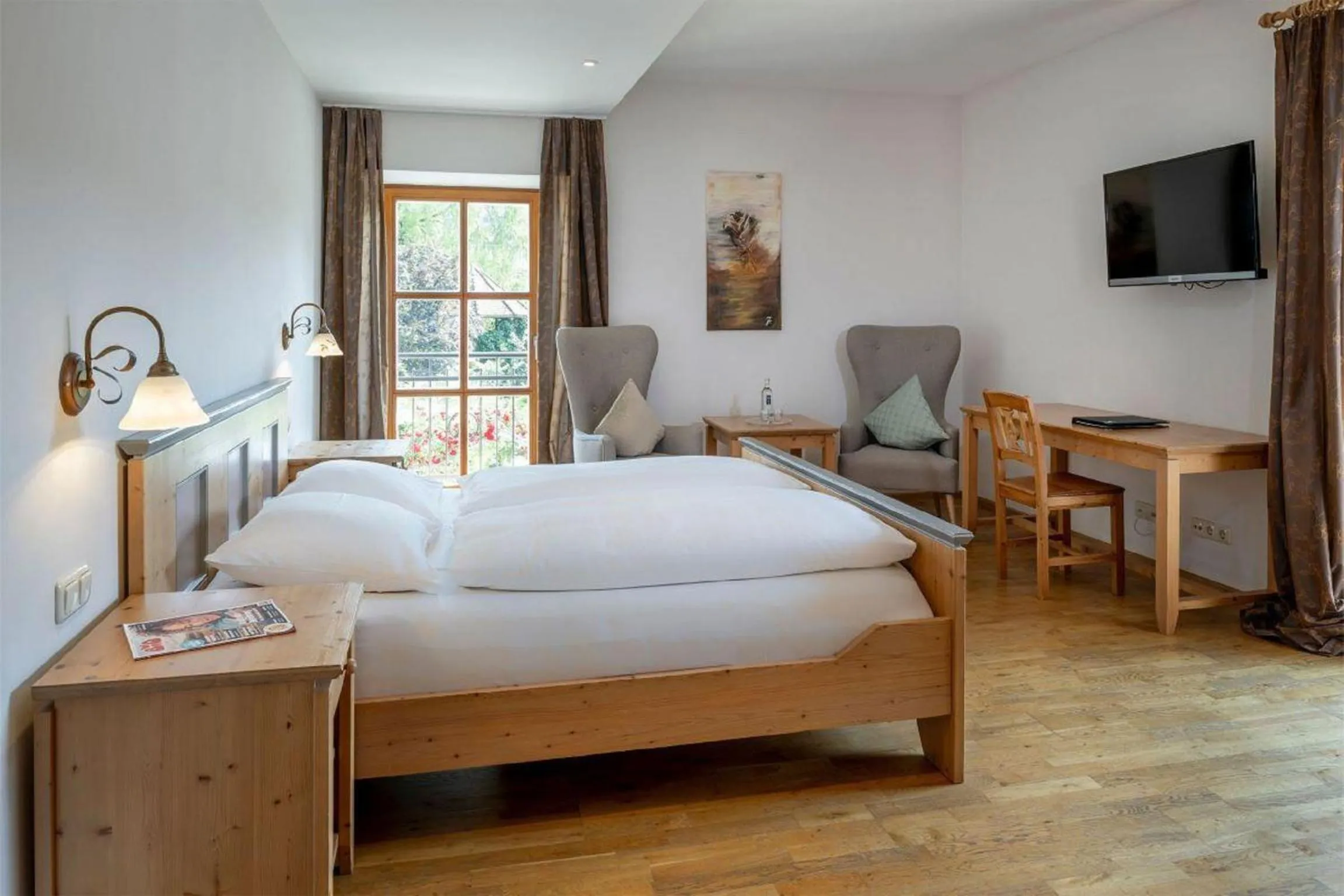 Bed in Landgasthof Kammbräu